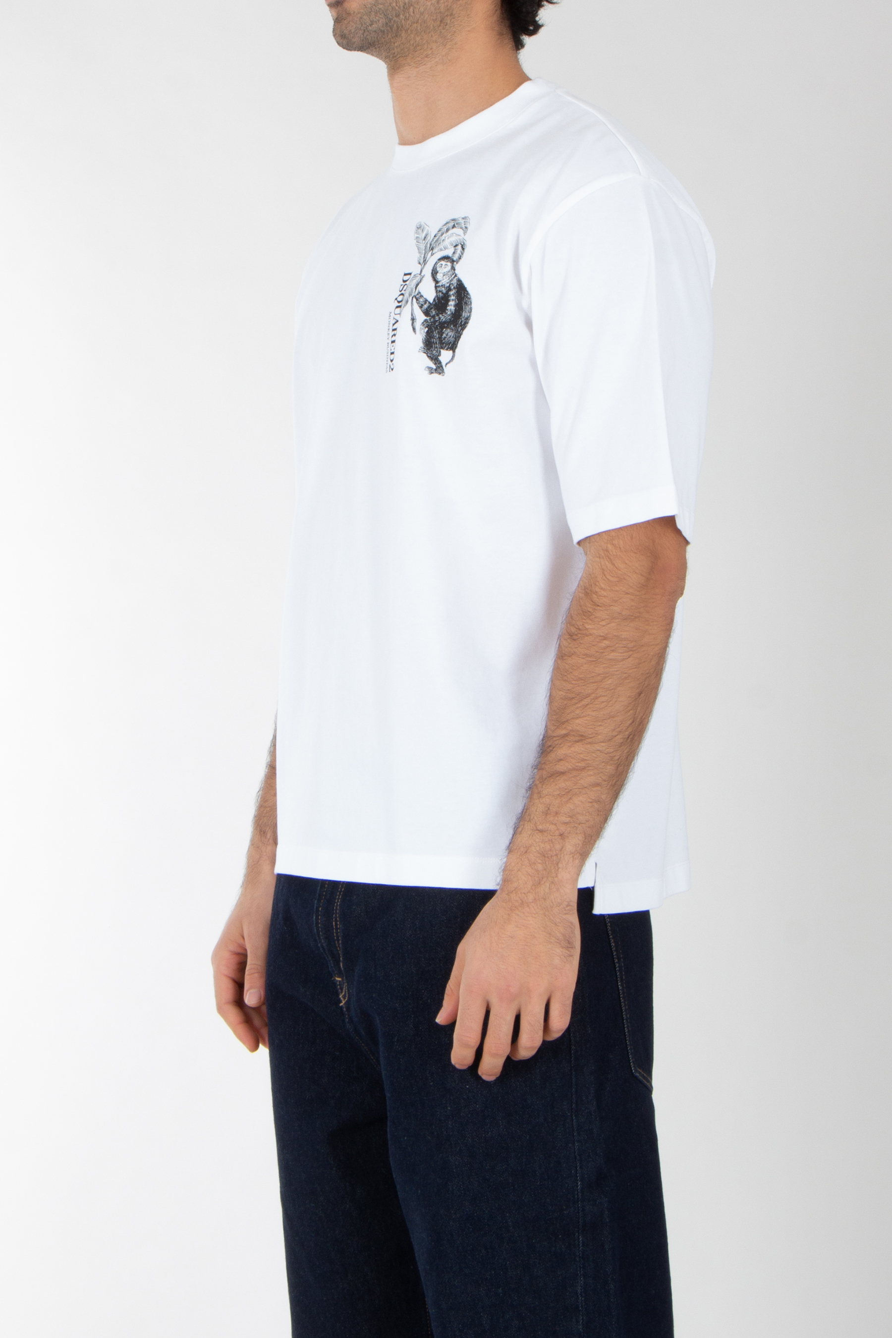 T-shirt, Jeans, Hemd, Mann, Person