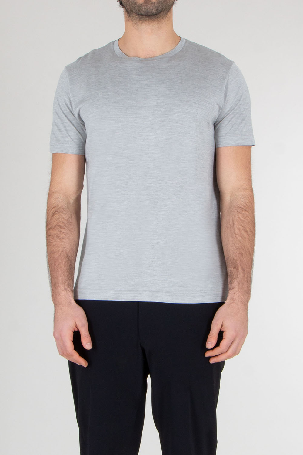 STEFAN BRANDT Regular Fit Silk Jersey T-Shirt Enno