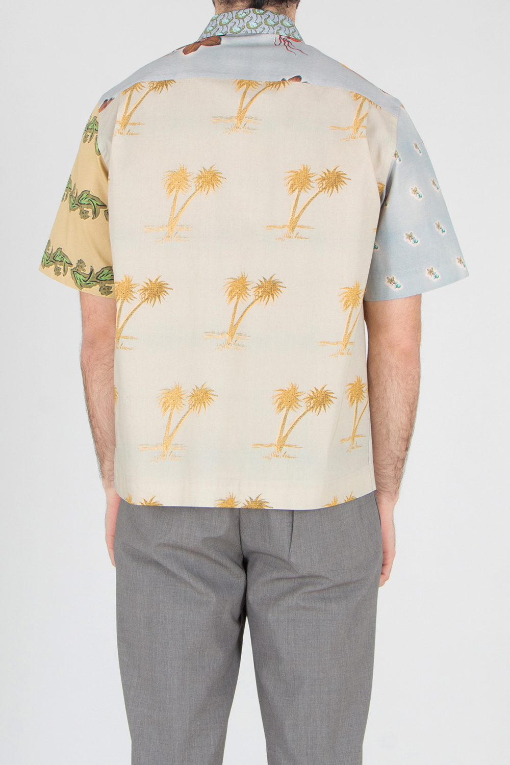 PAUL SMITH Relaxed Casual Fit Textile Print Cotton Short-Sleeve Shirt