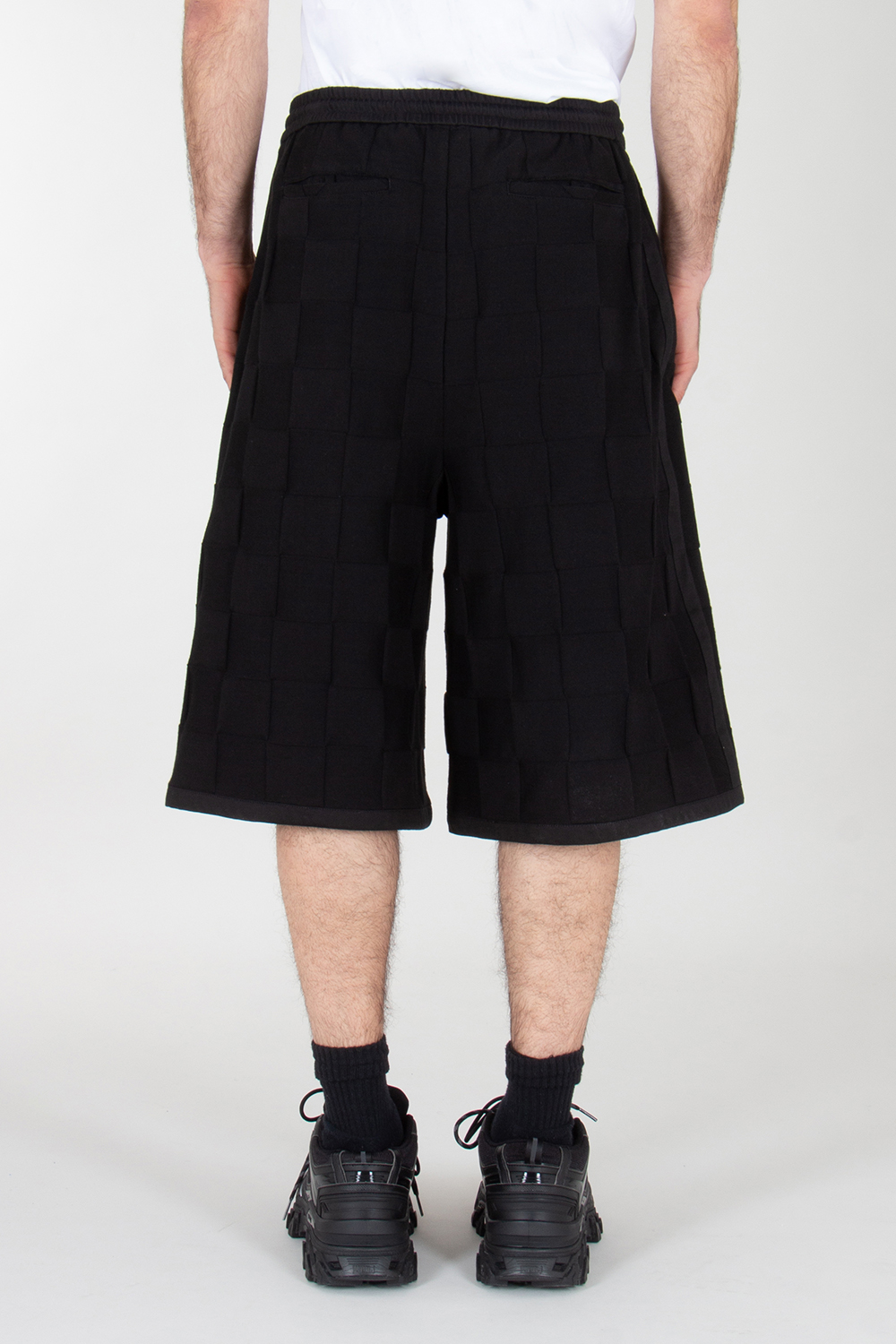 JUNN.J Relaxed Fit Wide Leg Basket Ball Shorts  