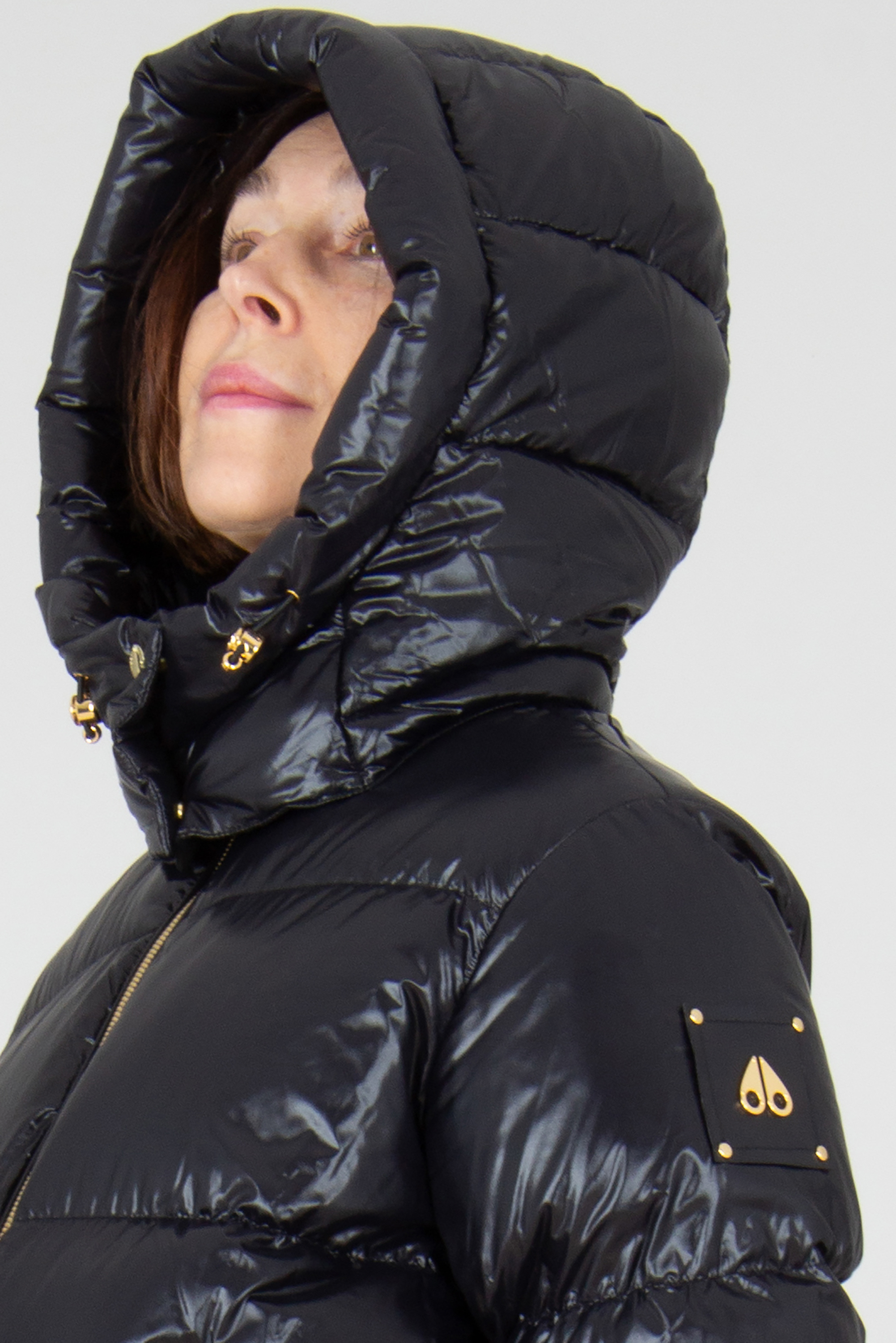 Mantel, Jacke, Kapuze, Person, Frau