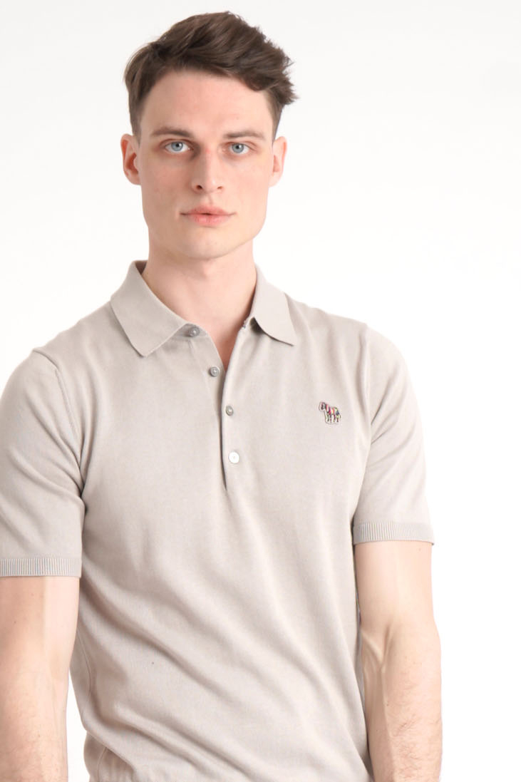 PAUL SMITH Embroidered Organic Cotton Blend Knit Polo