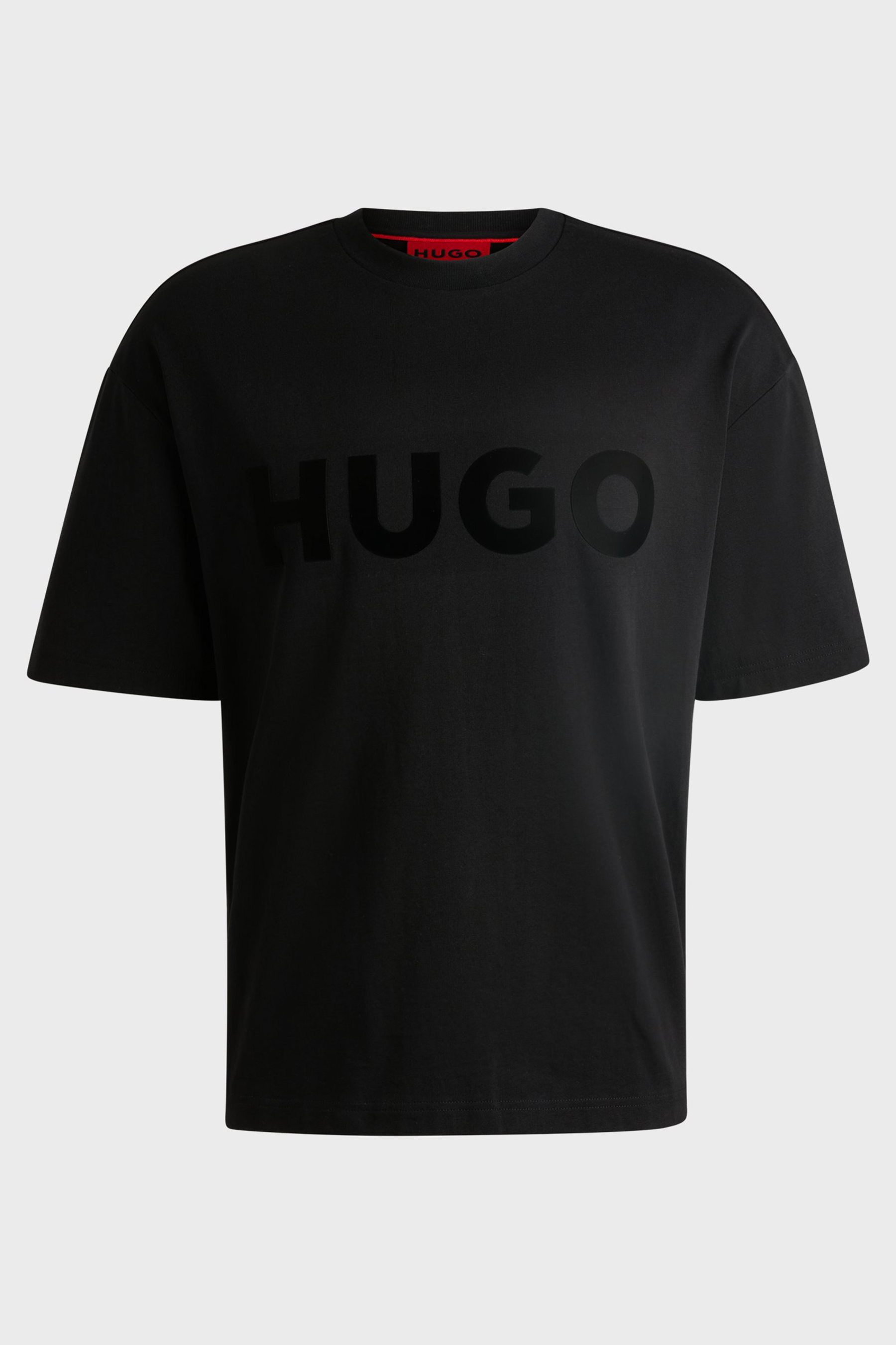 HUGO Oversized Printed Cotton Jersey T-Shirt Dinkee HUGO Oversized Printed Cotton Jersey T-Shirt Dinkee