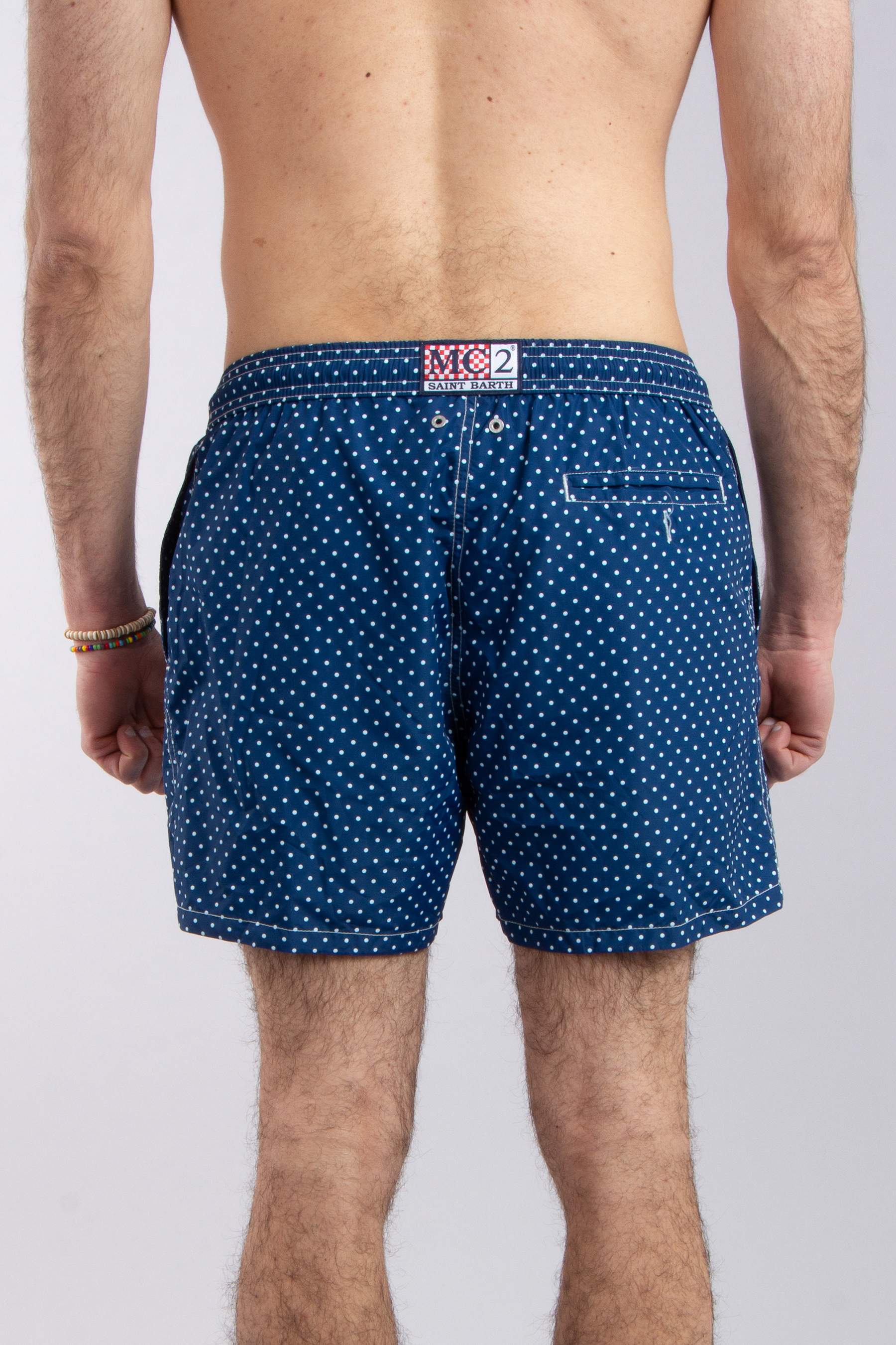 MC 2 SAINT BARTH Patterned Swim Shorts Lighting Micro Fantasy
