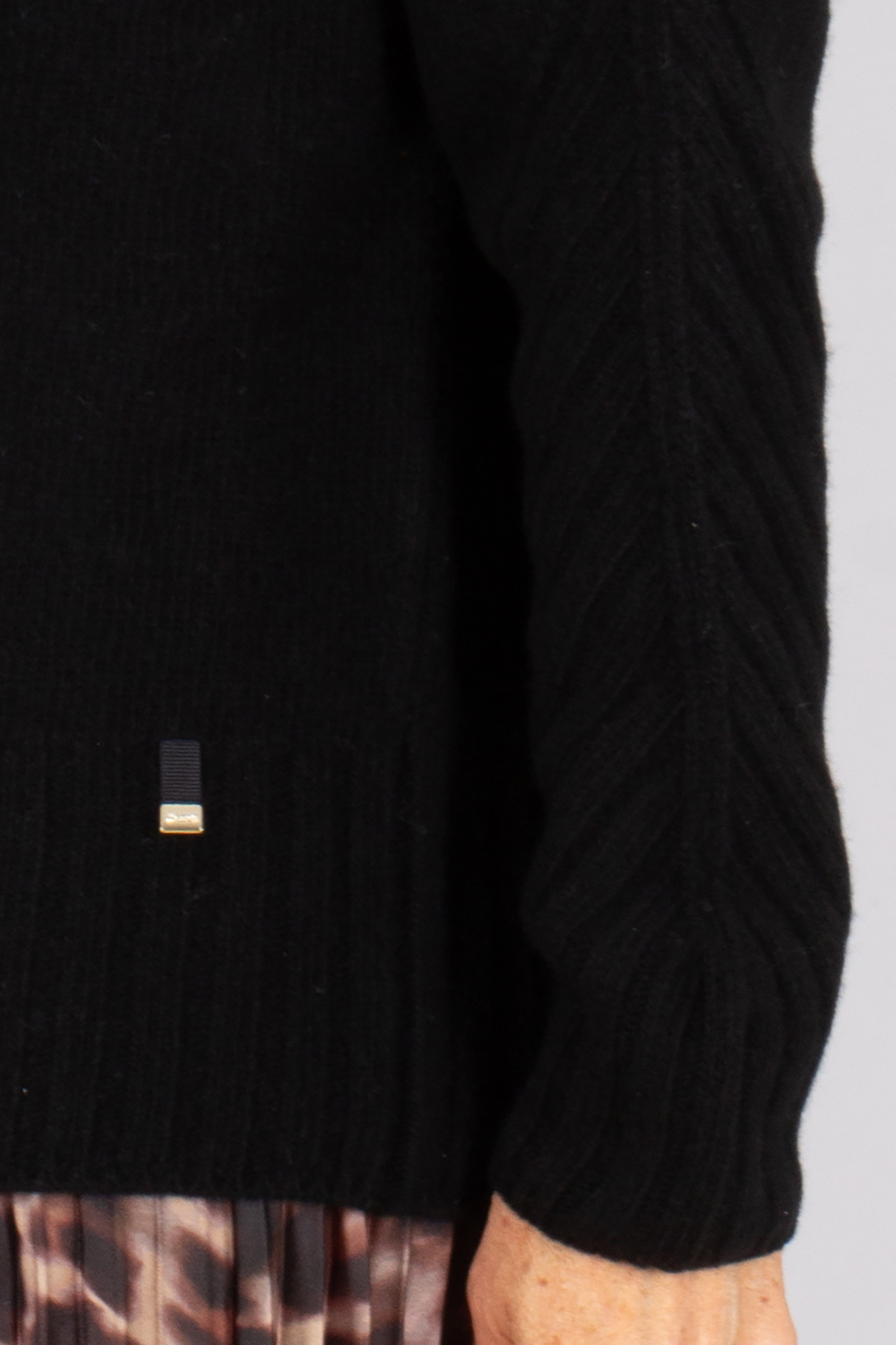 HERNO Relaxed Fit Wool Turtleneck Sweater Langarm, Strickwaren, Pullover, Mann, Person