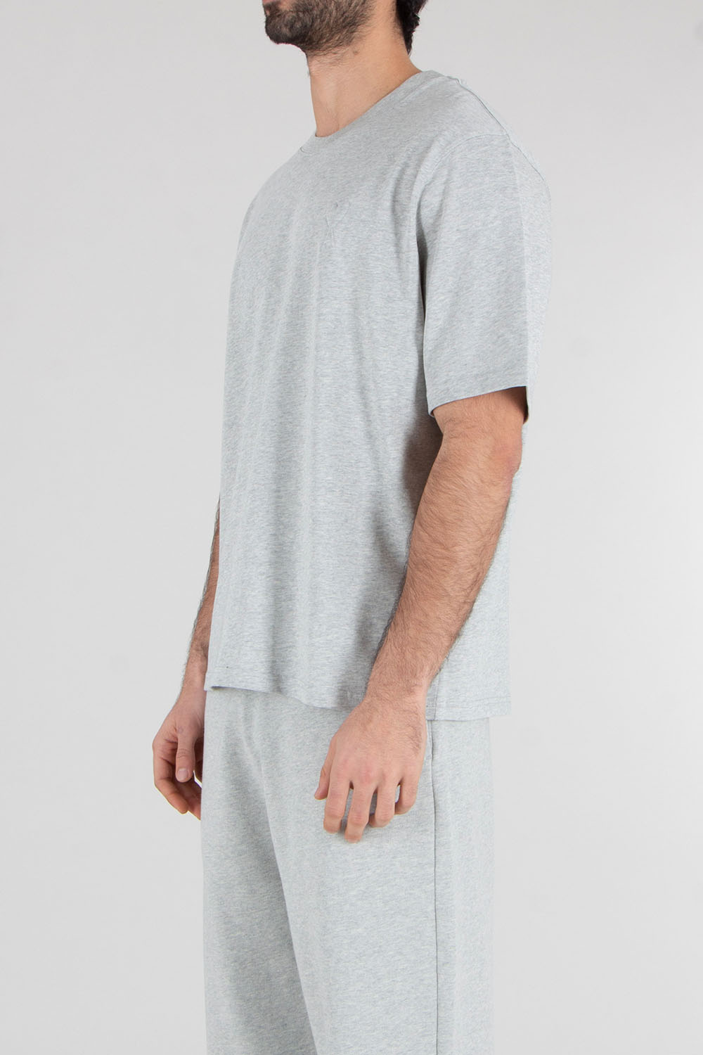 AMI PARIS Boxy Fit Ami De Coeur Cotton Jersey T-Shirt