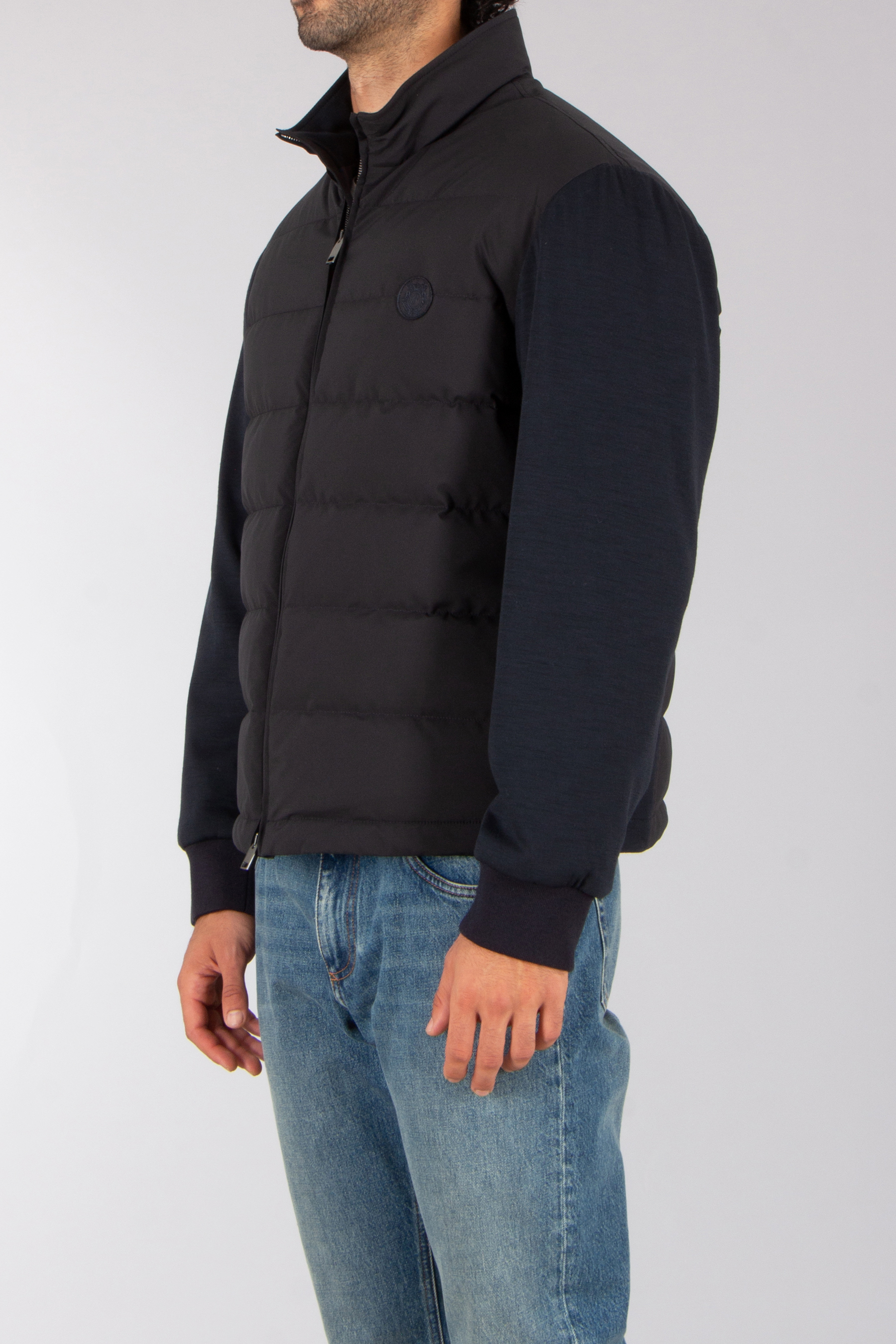BRIONI Regular Fit Recycled Polyester Performa Golf Capsule Mix Material Down Jacket Mantel, Jacke, Weste, Hosen, Jeans
