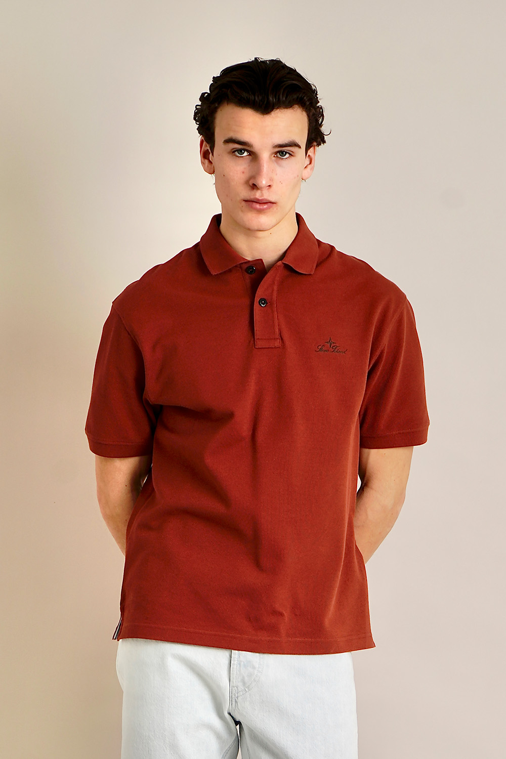 STONE ISLAND Regular Fit 50/2 Organic Cotton Piqué Polo Shirt