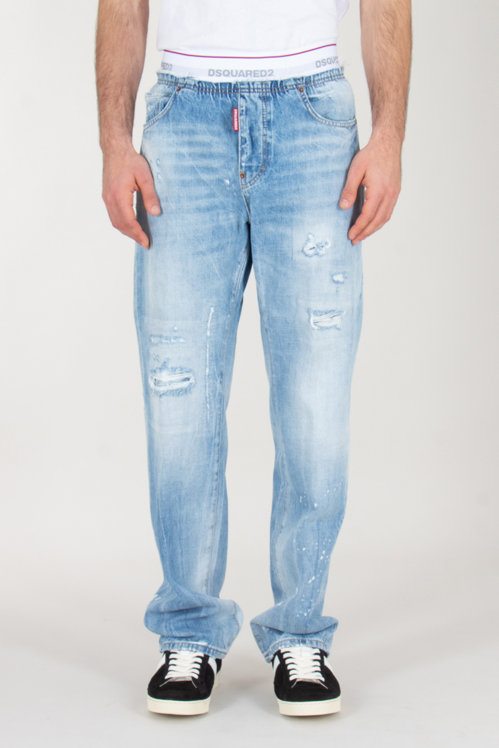 DSQUARED2 Relaxed Fit Distressed Jeans