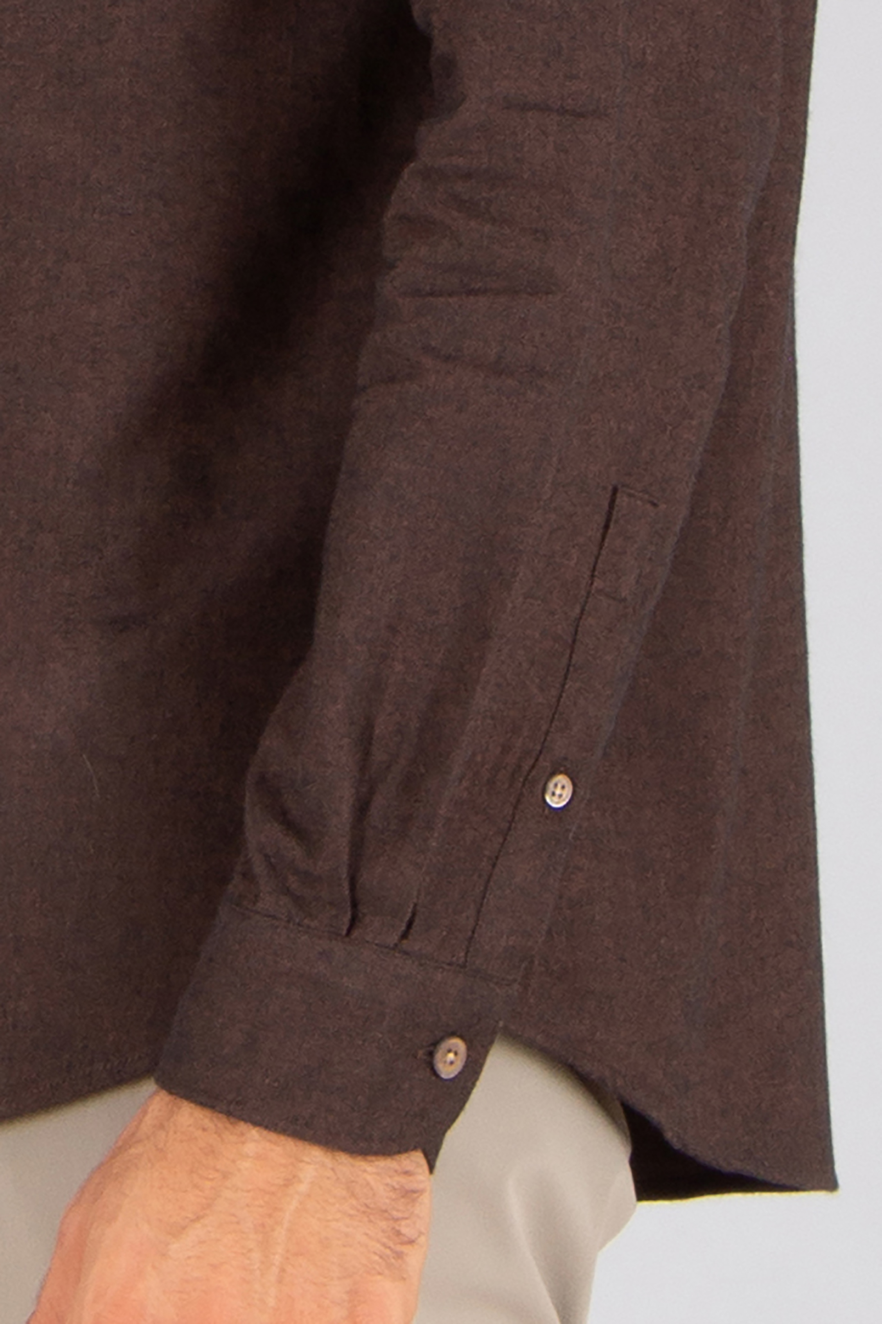 PAUL SMITH Regular Fit Cotton-Wool Blend Flannel Twill Shirt Langarm, Mantel, Blazer, Jacke, Hosen