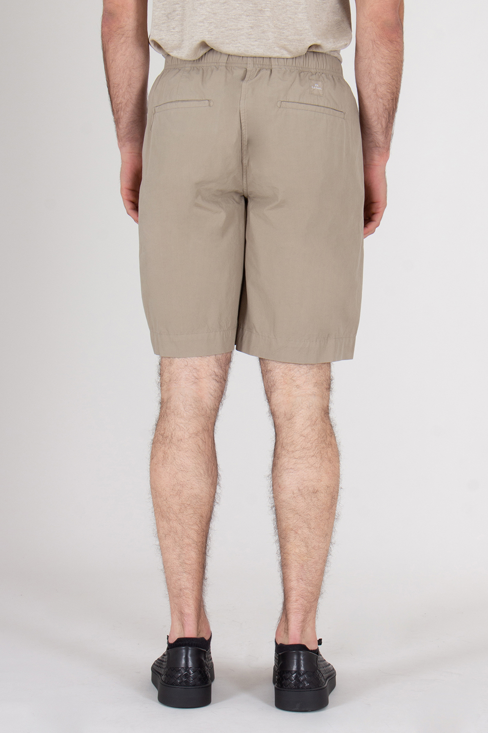 PAUL SMITH Regular Fit Organic Cotton Drawcord Shorts