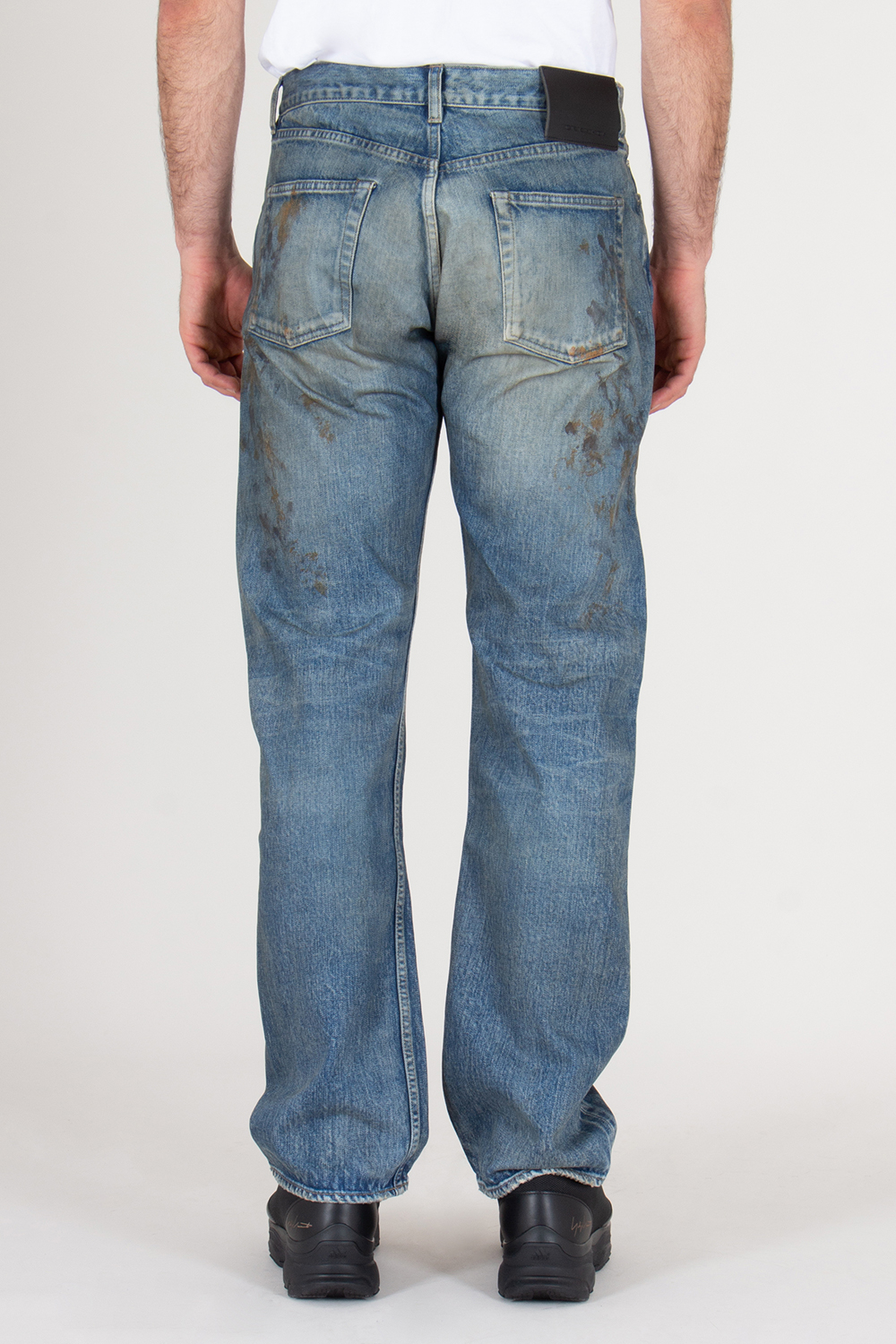 RICK OWENS DRKSHDW Regular Fit Distressed Denim Kurdt Jeans