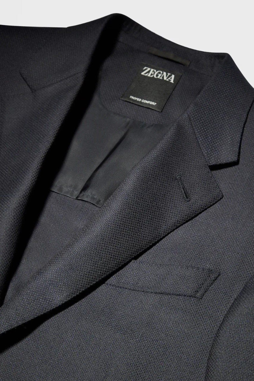 ZEGNA Trofeo Comfort Wool-Silk-Stretch Jacket ZEGNA Trofeo Comfort Wool-Silk-Stretch Jacket