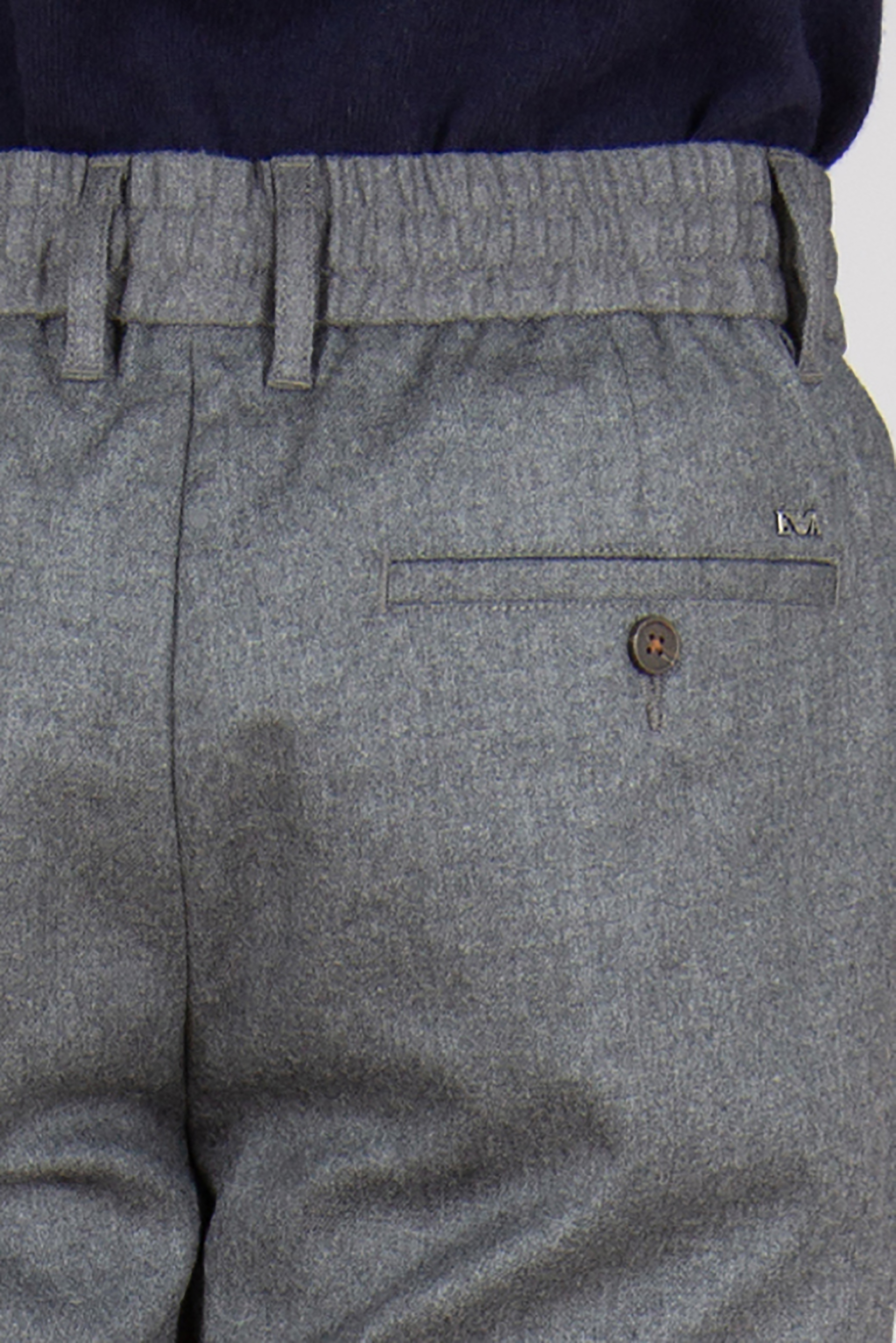 EMPORIO ARMANI Regular Fit Virgin Wool Stretch Twill Pants Bekleidung, Hosen, Kurze Hosen, Jeanshose, Leinen