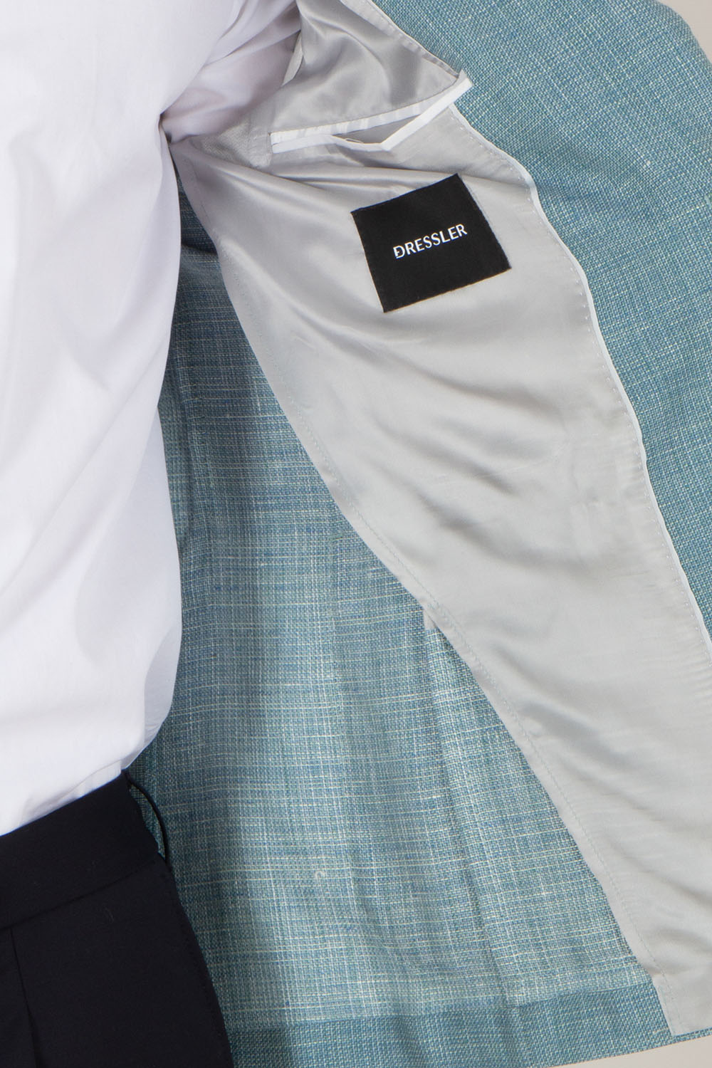 DRESSLER Regular Fit Virgin Wool-Linen Blend Jacket Sawyer