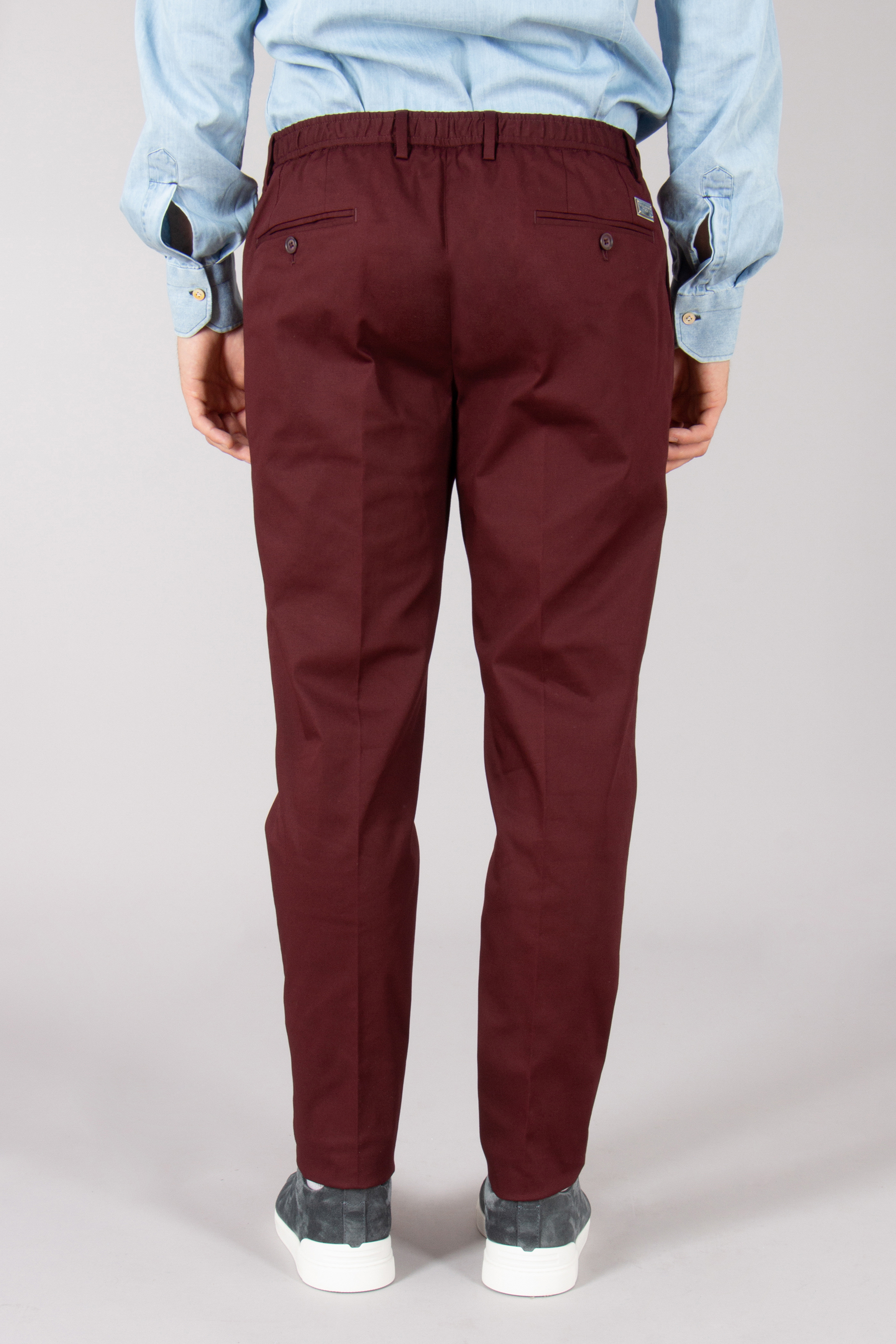 DOLCE & GABBANA Regular Fit Stretch Cotton Pleated Pants DOLCE & GABBANA Regular Fit Stretch Cotton Pleated Pants