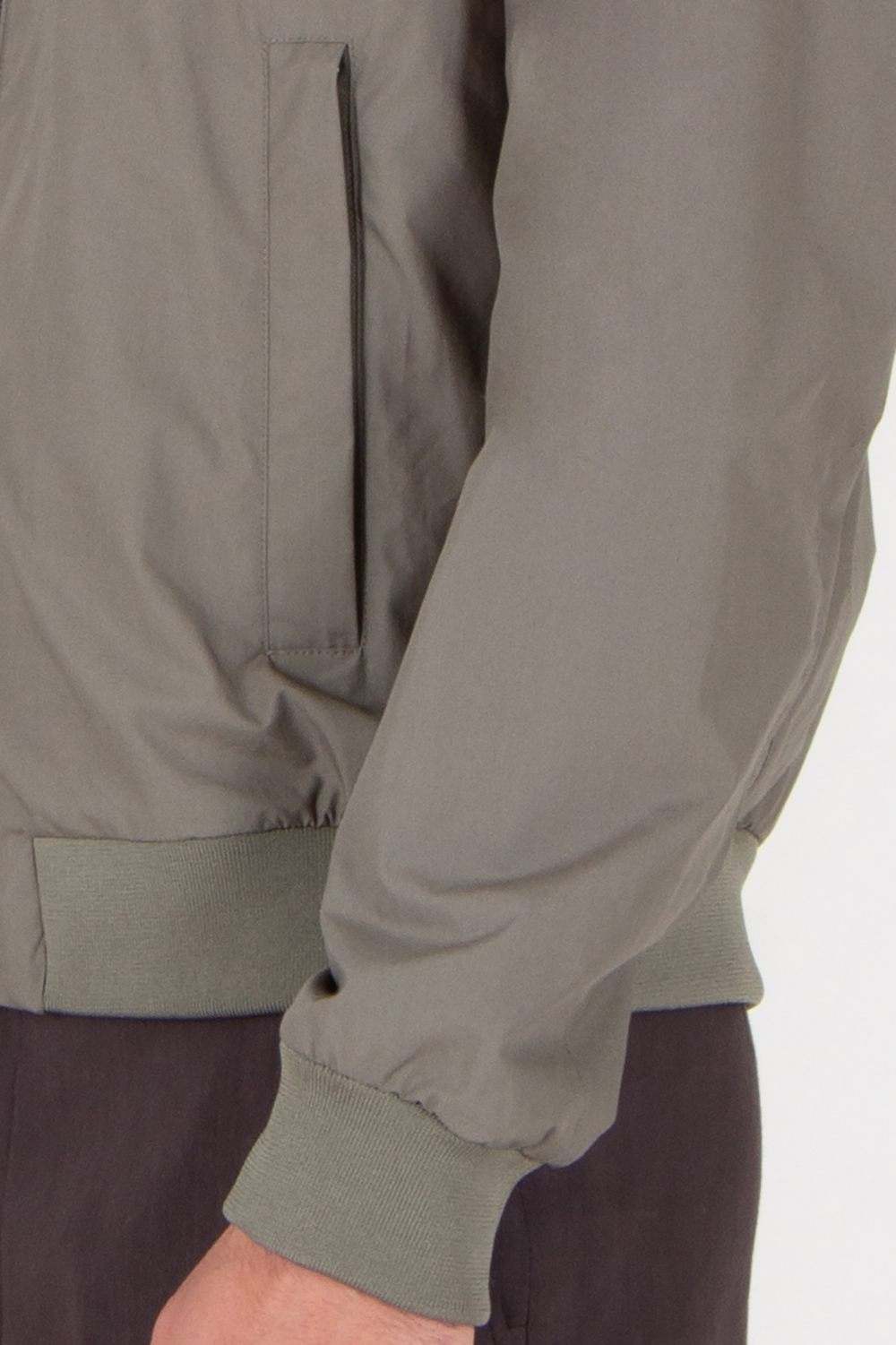 MAXIMILLAN Regular Fit Cotton Poplin Bomber Jacket