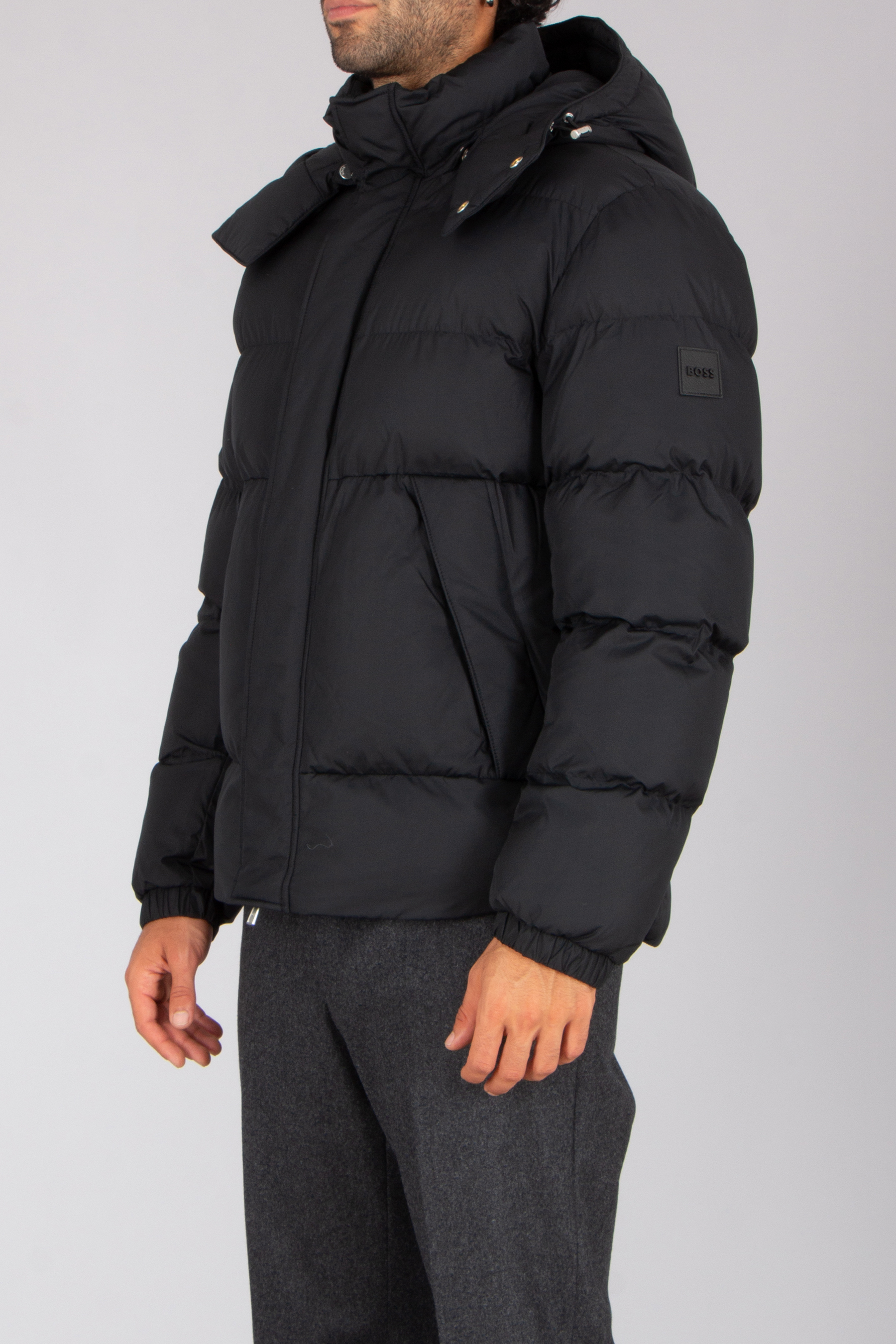 BOSS Regular Fit Padded Waterproof Jacket H-Corbinian Bekleidung, Mantel, Jacke