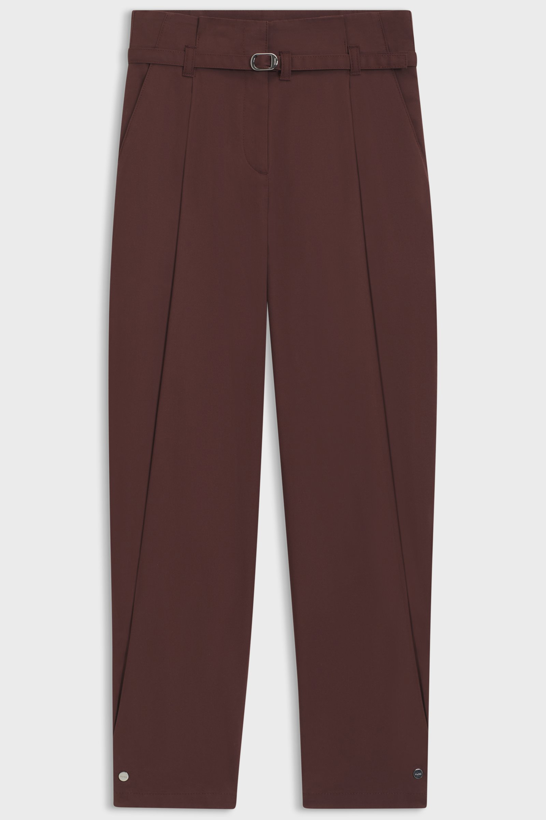 HUGO Tapered Fit Cotton Twill Pants Hazelda Bekleidung, Hosen, Kurze Hosen
