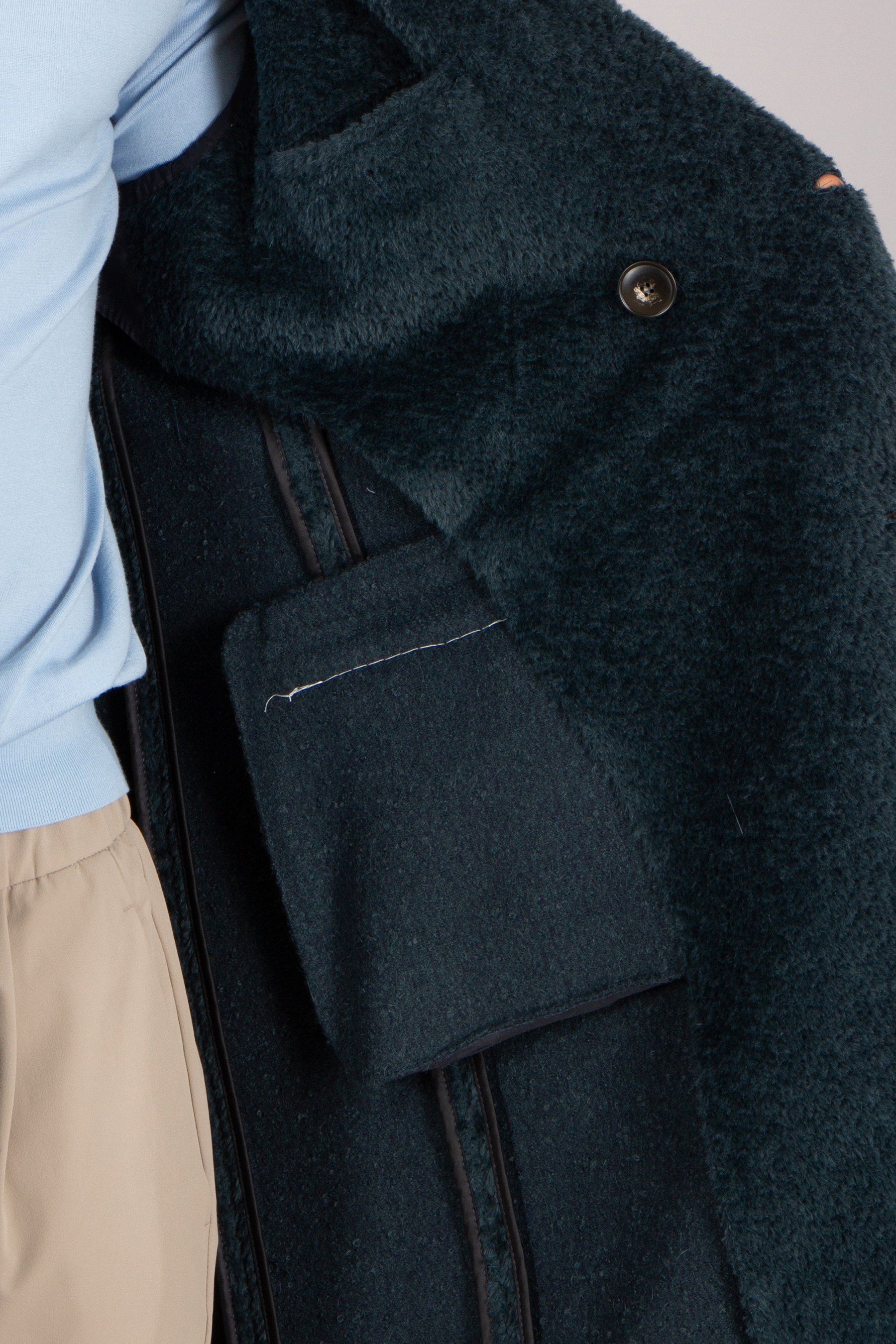 CANALI Regular Fit Baby Alpaca-Wool Blend Coat Bekleidung, Mantel, Jacke, Fleece