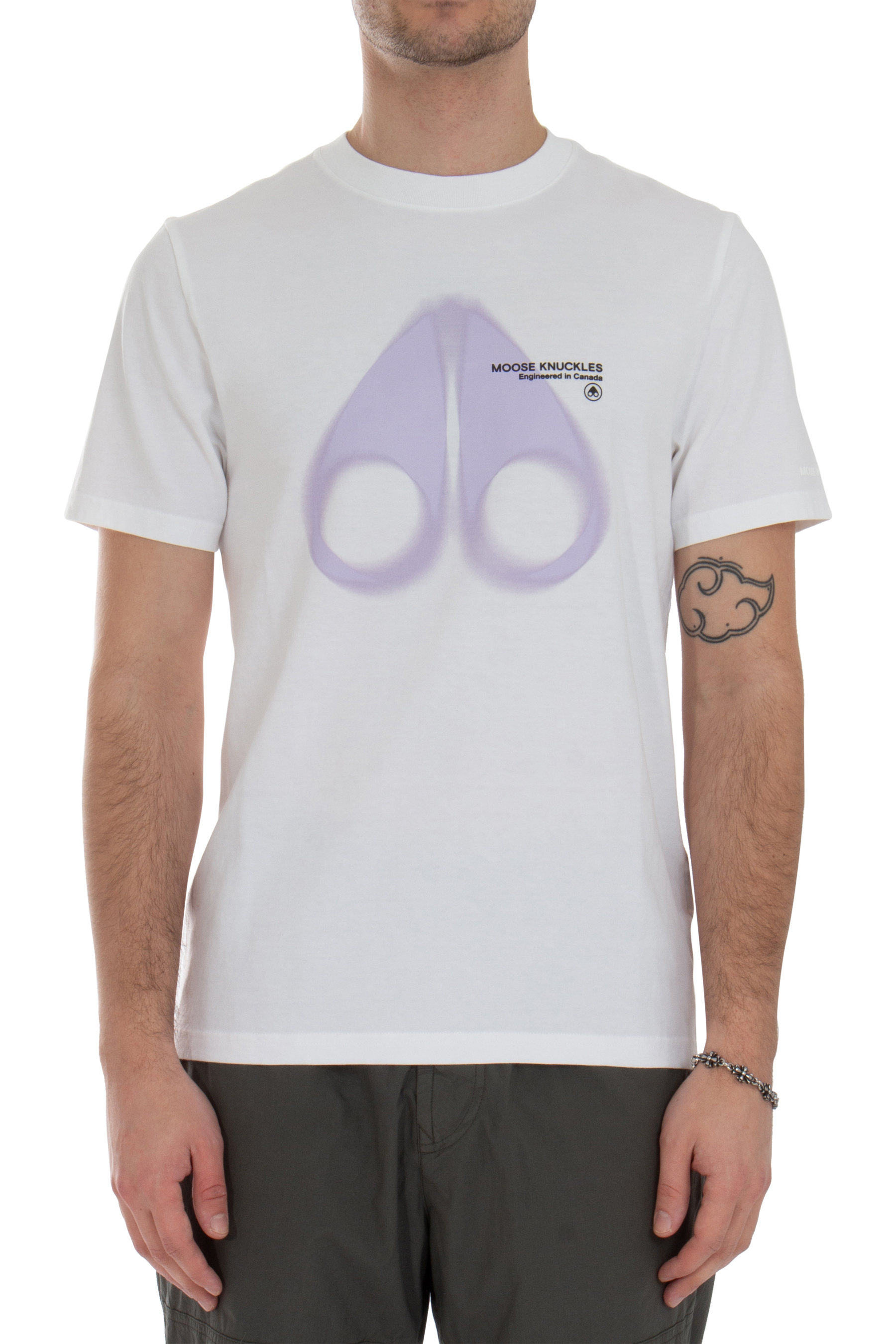 MOOSE KNUCKLES Printed Cotton Jersey T-Shirt Maurice