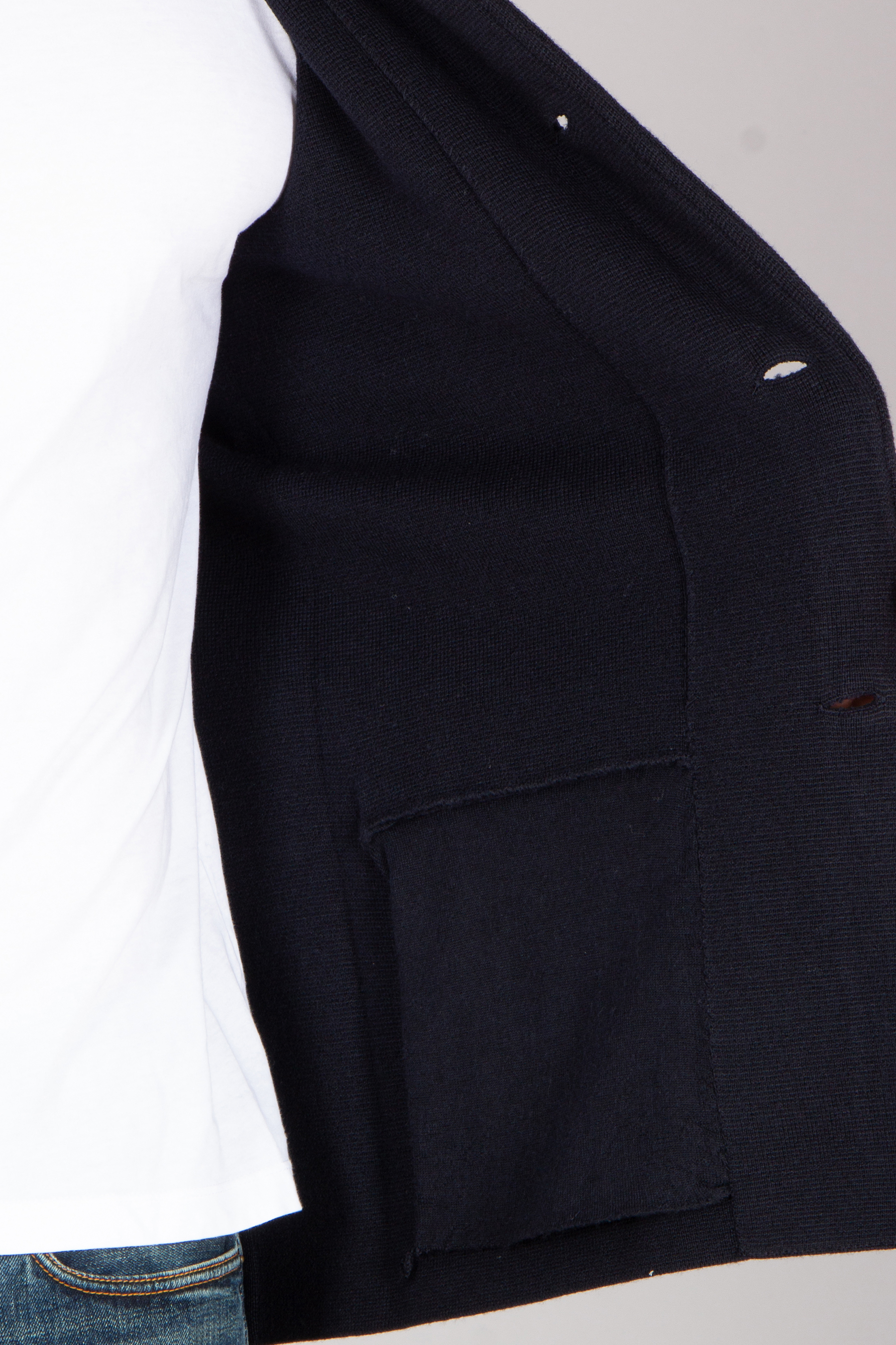 EMPORIO ARMANI Regular Fit Travel Essential Virgin Wool Cardigan Mantel, Blazer, Jacke, Langarm, Hosen