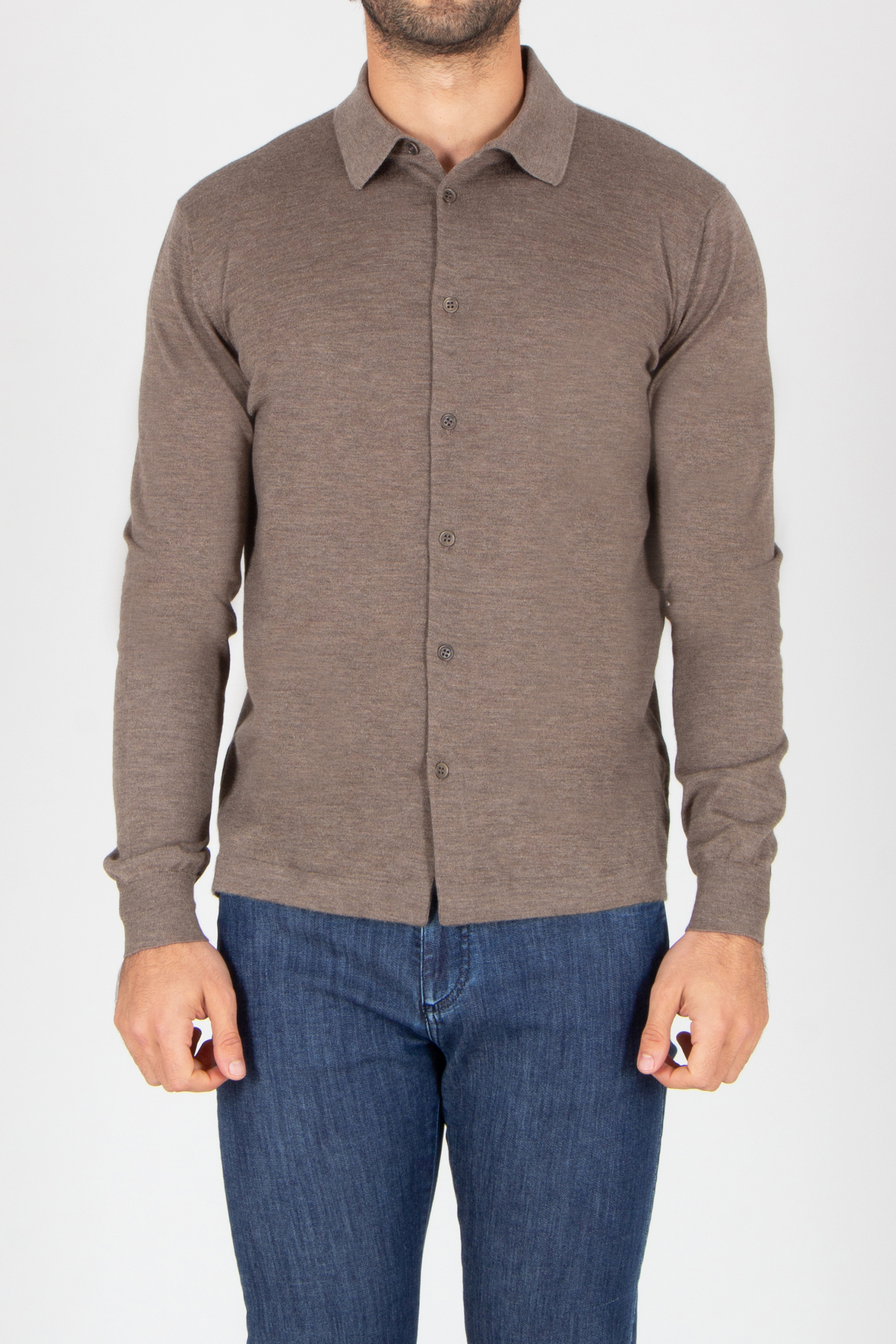 Hemd, Langarm, Jeans, Pullover, Jacke