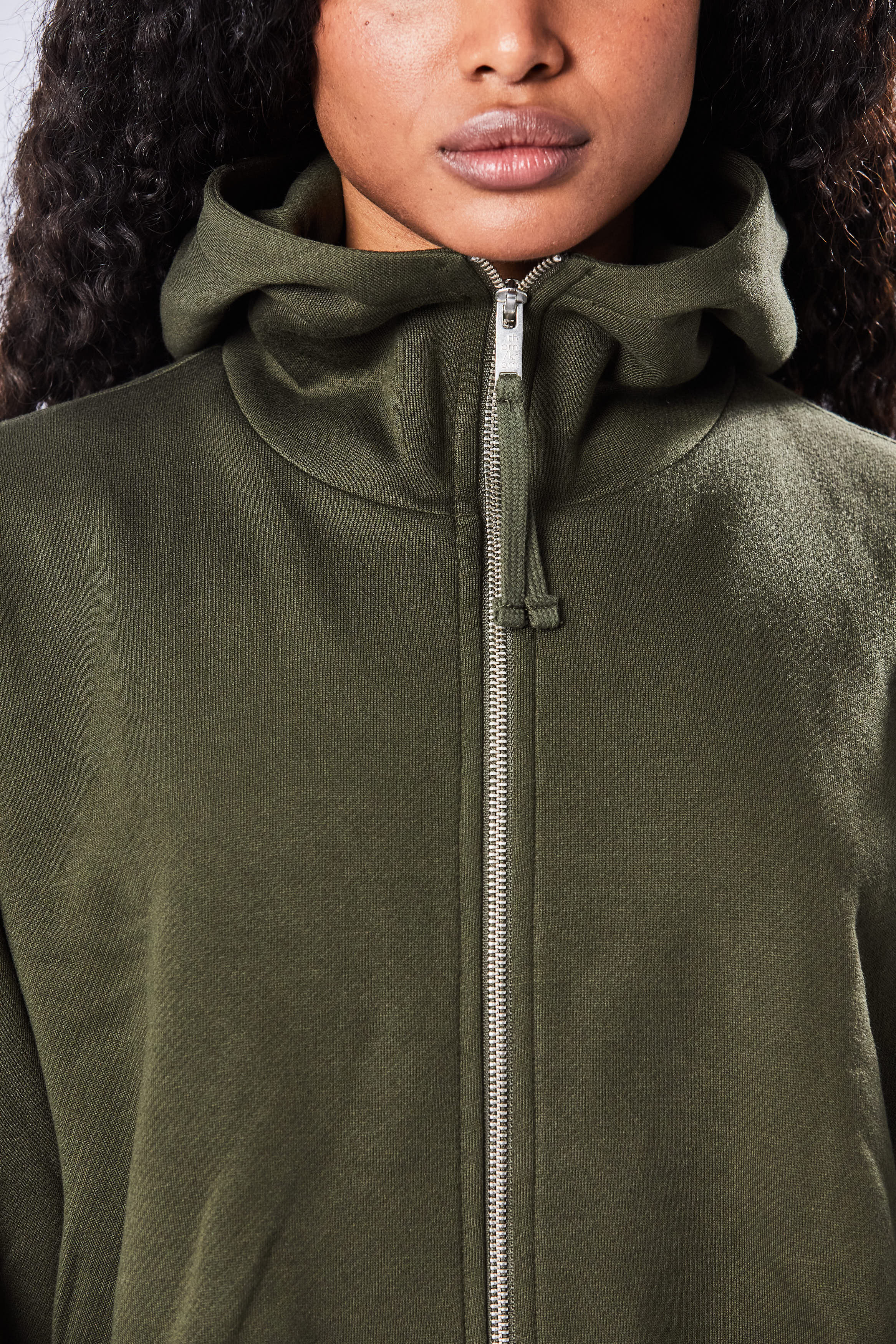 THOM KROM Tencel Cotton Blend Zip Up Sweatshirt THOM KROM Tencel Cotton Blend Zip Up Sweatshirt