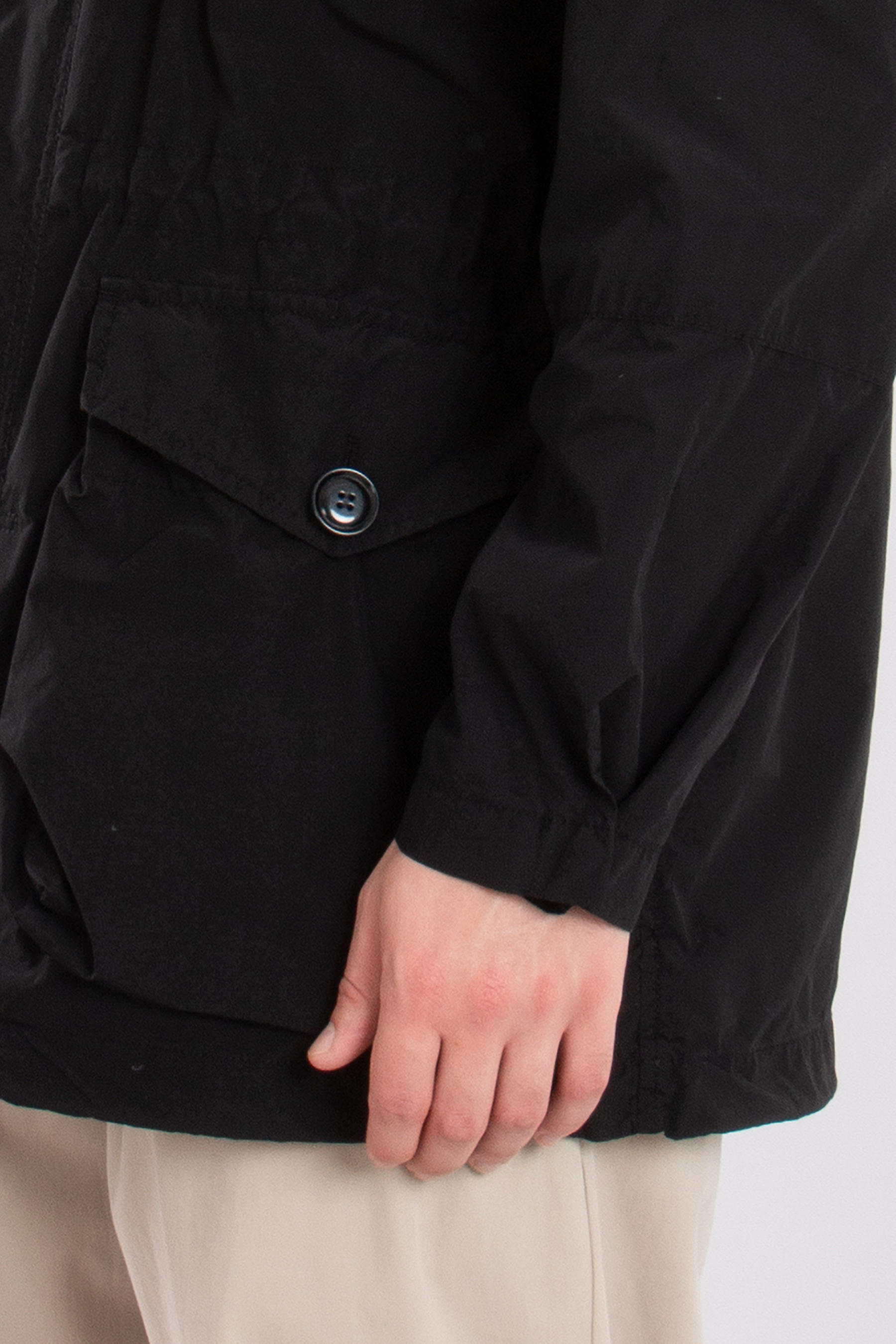 ASPESI Hooded Technical Fabric Parka ASPESI Hooded Technical Fabric Parka