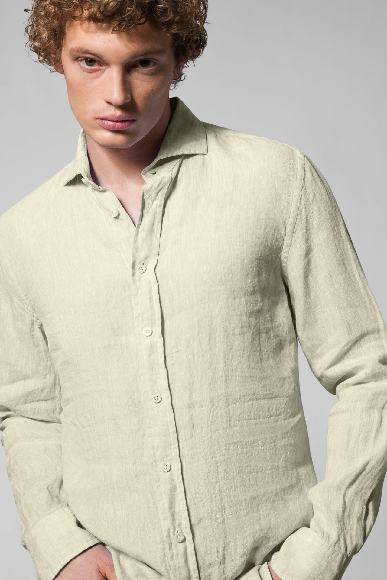 BALDESSARINI Tailored Fit Linen Shirt Hugh BALDESSARINI Tailored Fit Linen Shirt Hugh