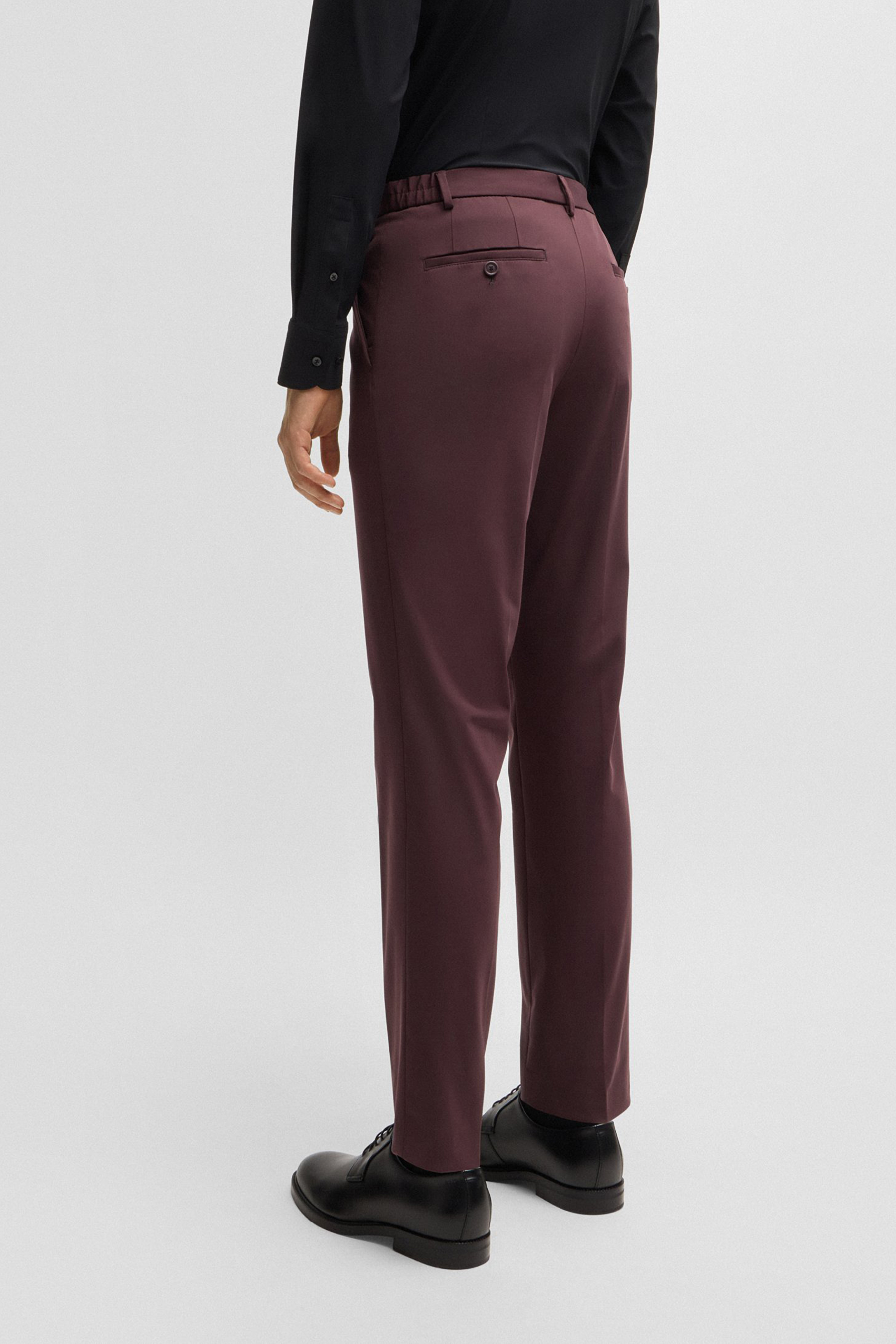 BOSS Slim Fit Performance-Stretch Jersey Pants P-Genius