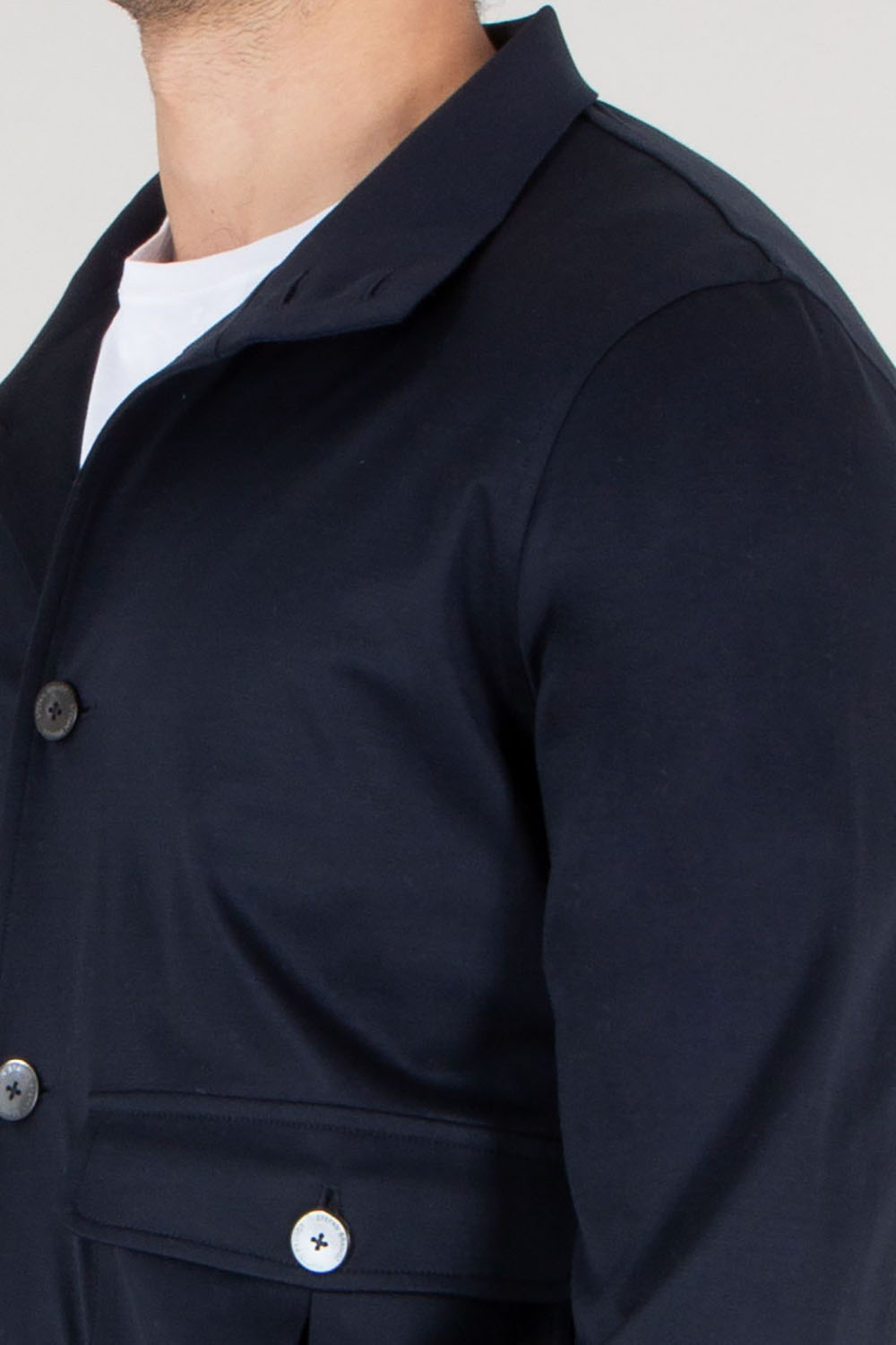 STEFAN BRANDT Regular Fit Urpima Sea Island Ultra Cotton Jersey Jacket Jeff