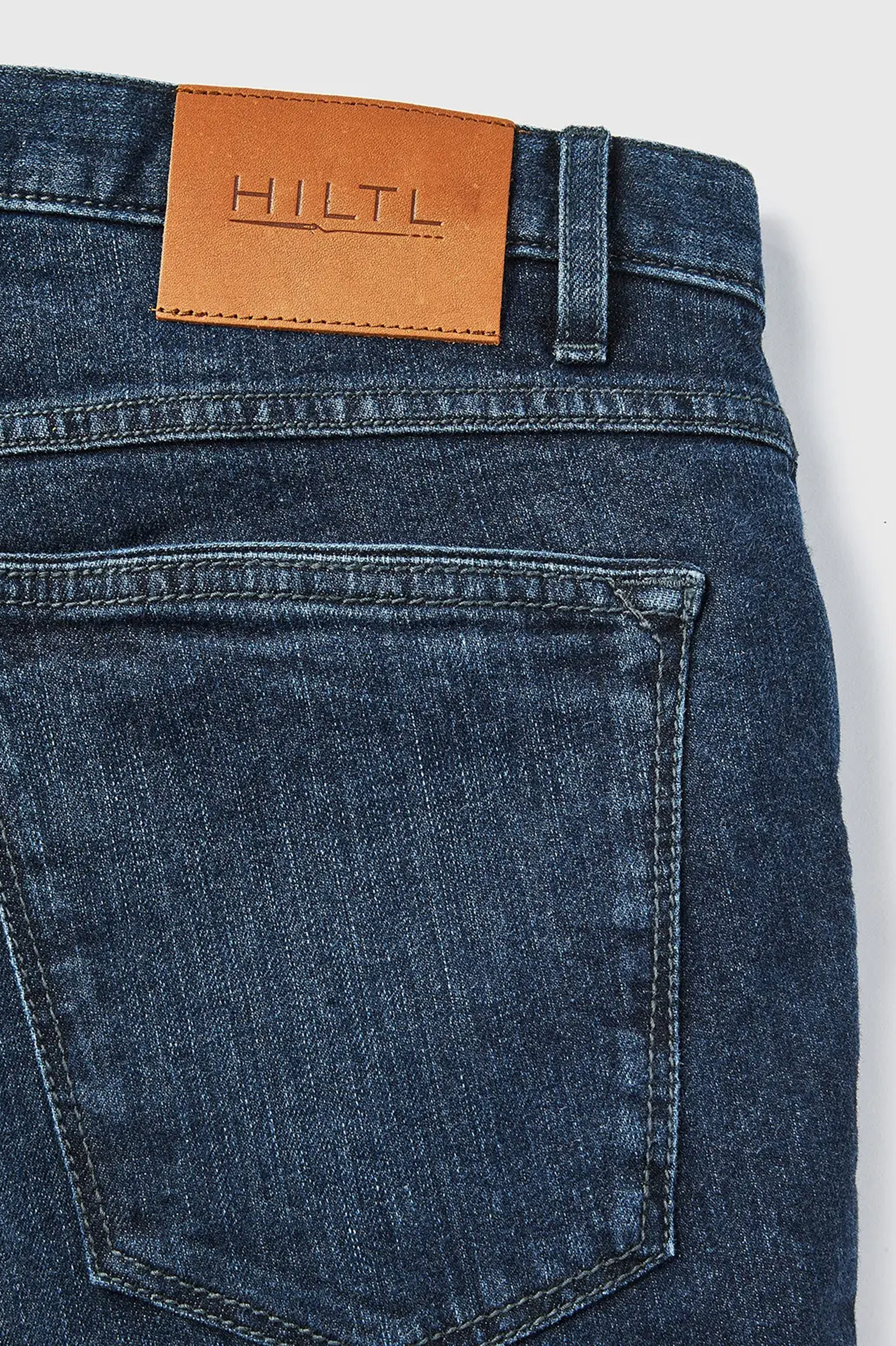 HILTL Regular Fit Stretch Cotton Denim Jeans Parker Bekleidung, Hosen, Jeans, Zubehör