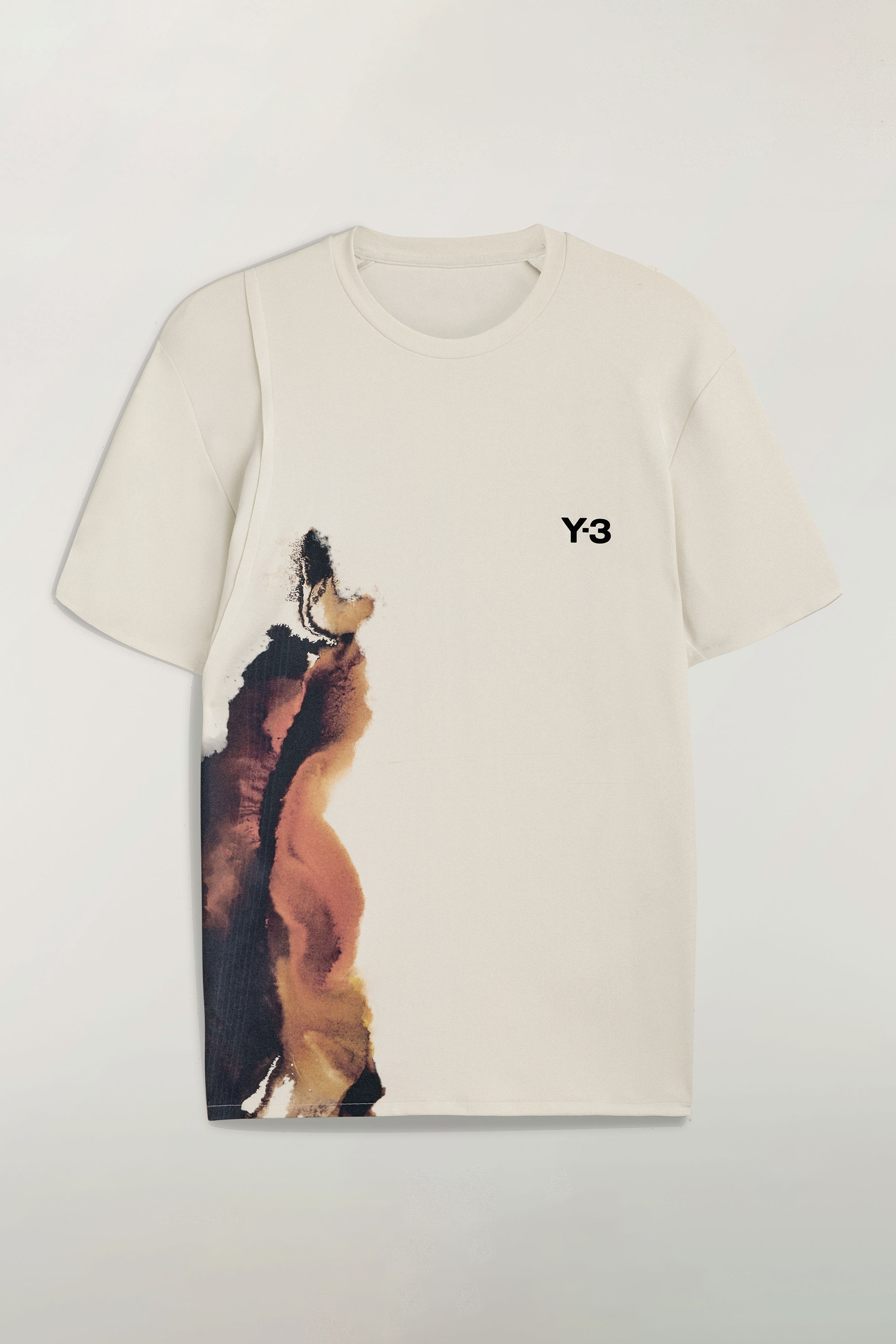 Y-3 Regular Fit Printed Recycled Polyester-Cotton Stretch Climacool Tennis Pro FreeLift T-Shirt Bekleidung, T-shirt