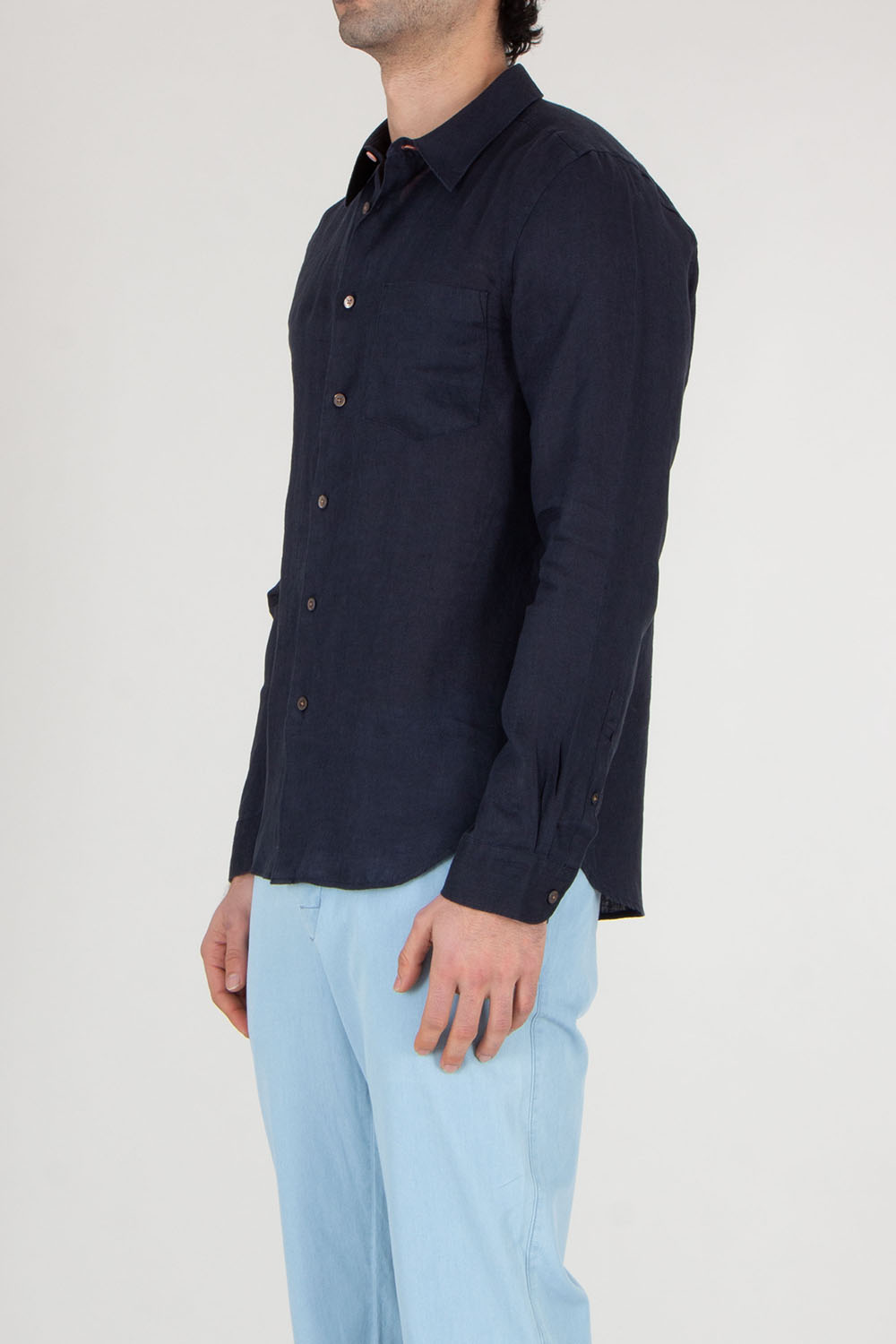 PAUL SMITH Regular Fit Linen Shirt 