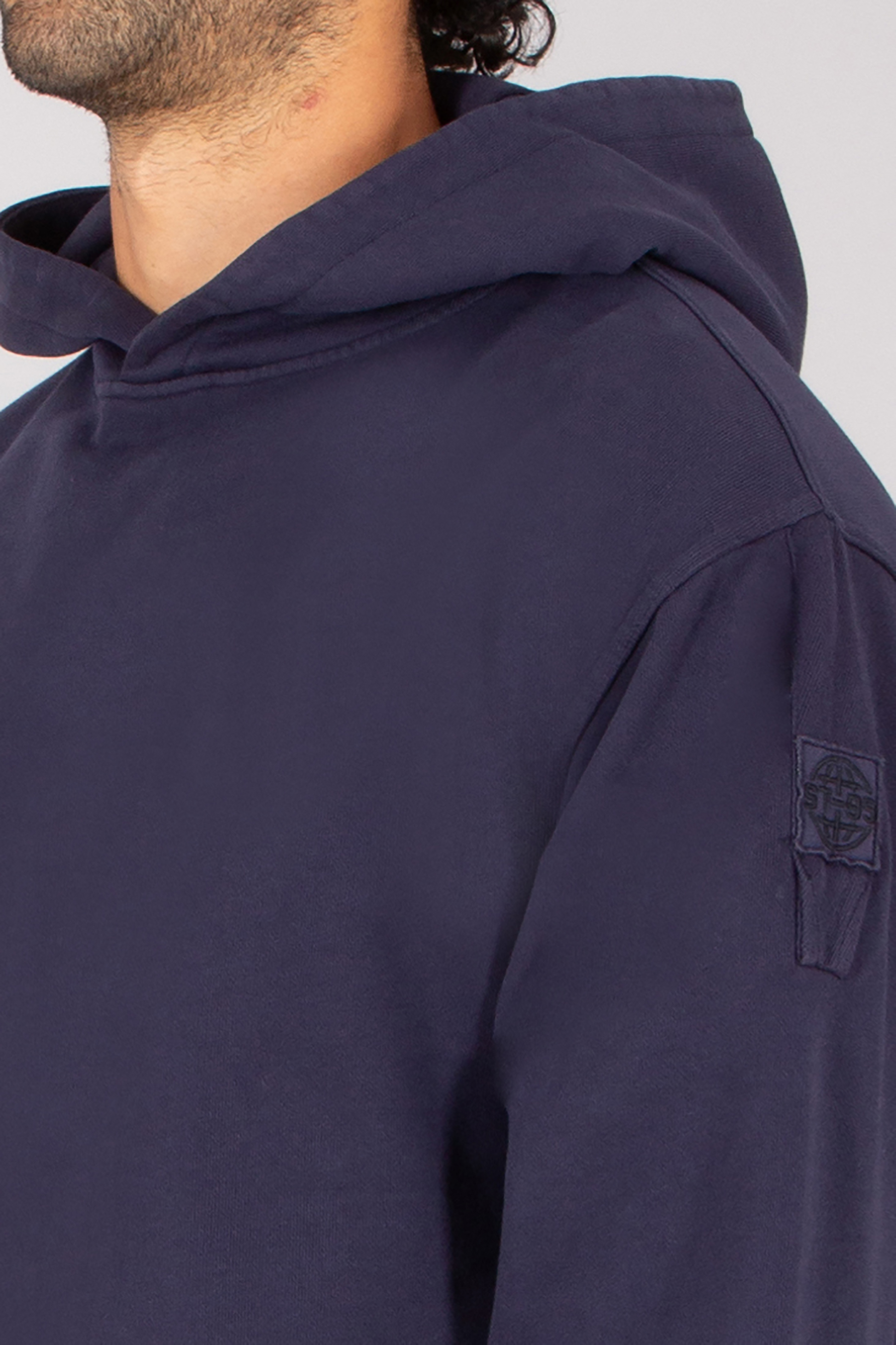 ST-95 Oversized Fit Organic Cotton French Terry Hoodie Sole Nucleo Mantel, Pullover, Sweatshirt, Fleece, Kapuzenpulli