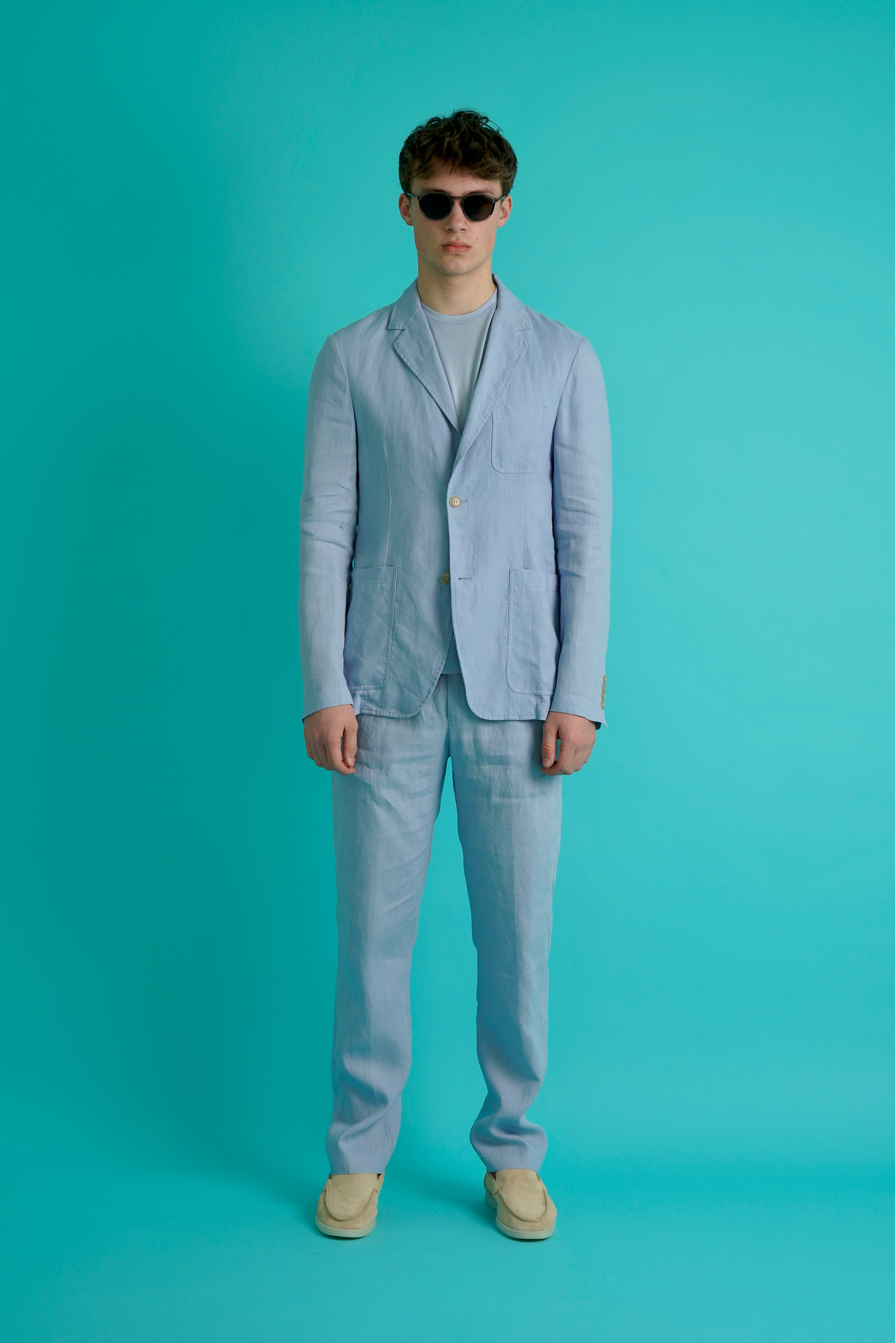 CANALI Casual Linen Jacket Formelle Kleidung, Anzug, Erwachsener, Mann, Person