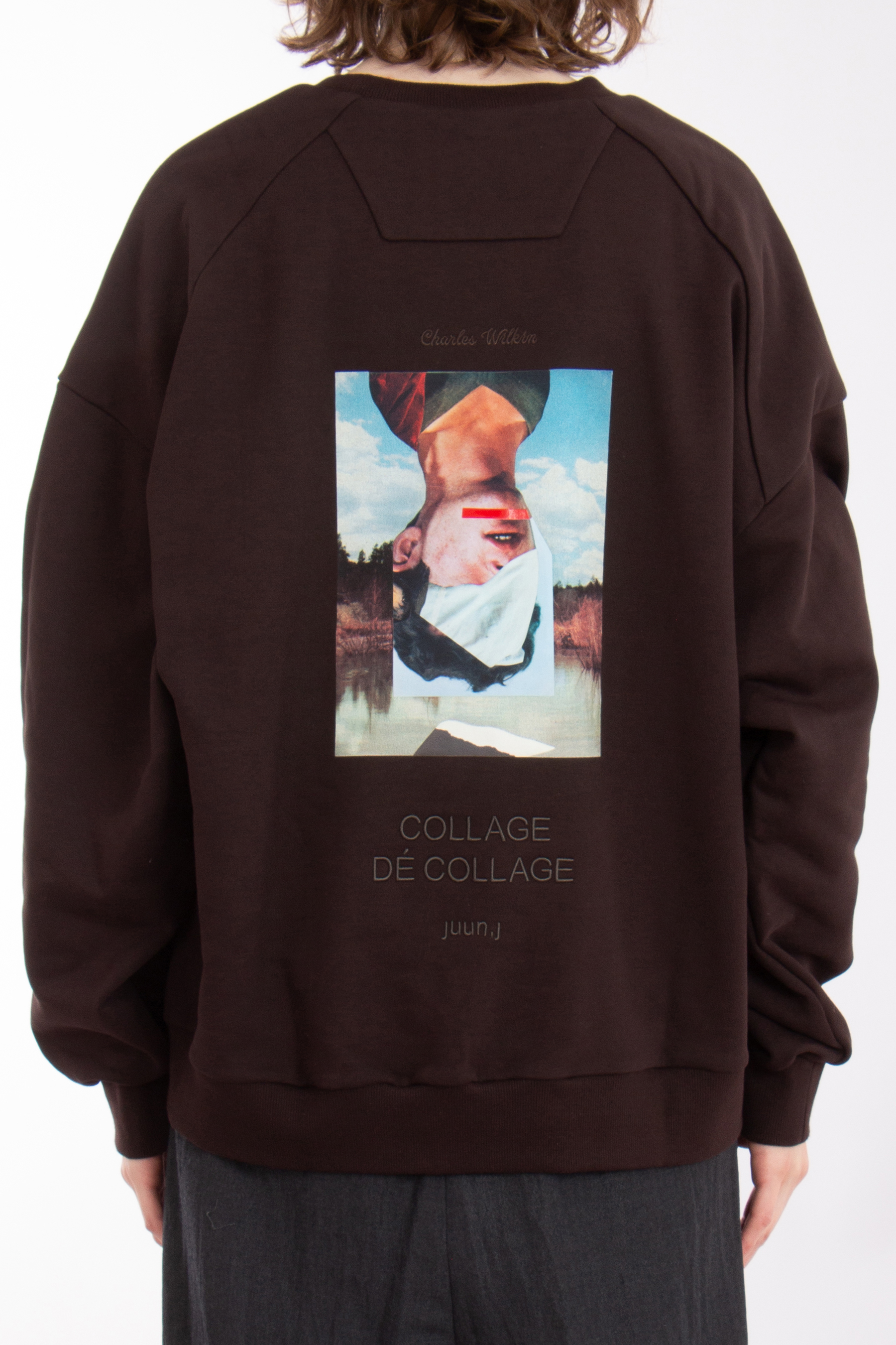 JUUN.J Charles Wilkin Print Cotton Sweatshirt JUUN.J Charles Wilkin Print Cotton Sweatshirt