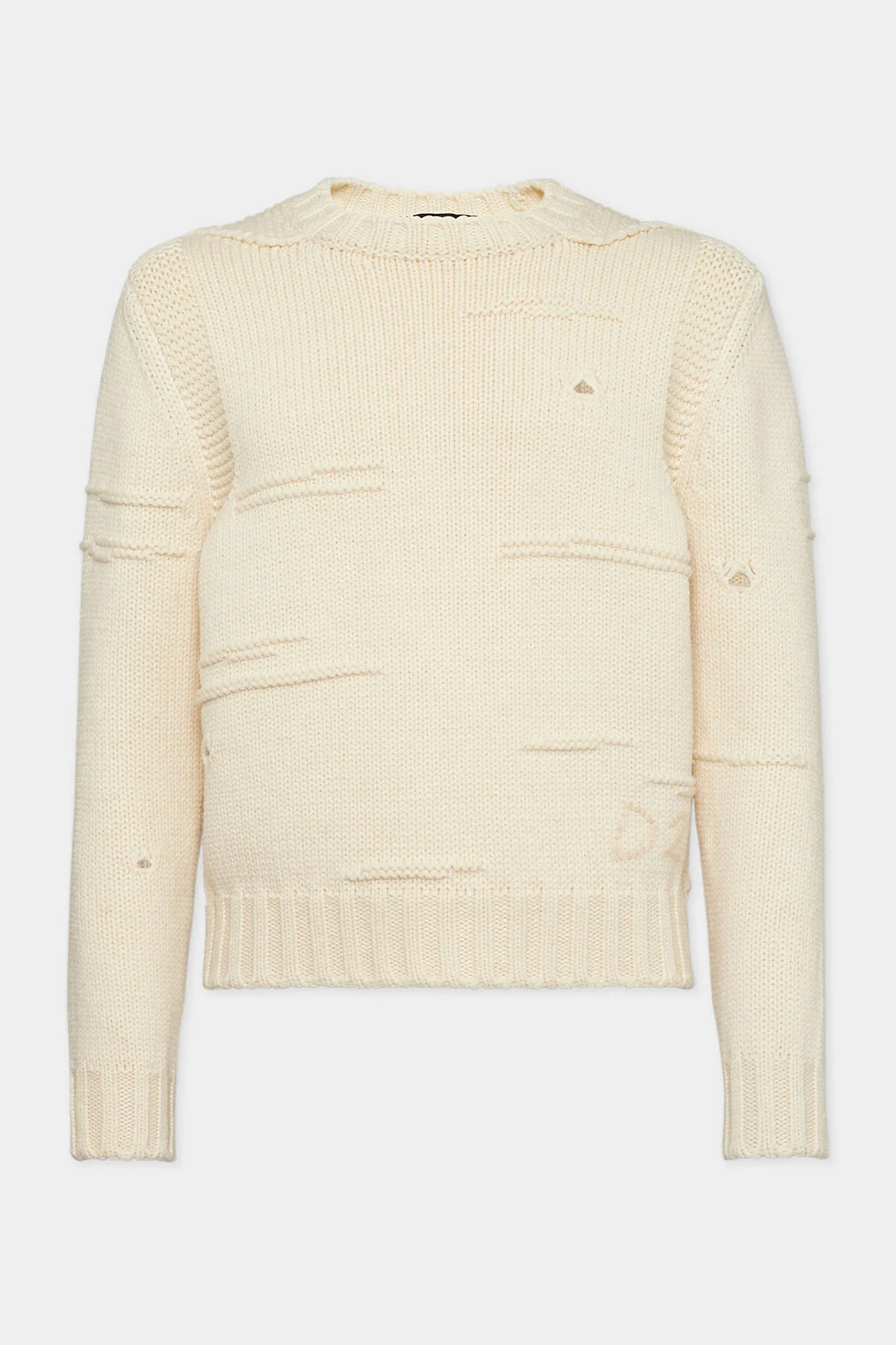 DSQUARED2 Structured Wool Knit Sweater DSQUARED2 Structured Wool Knit Sweater