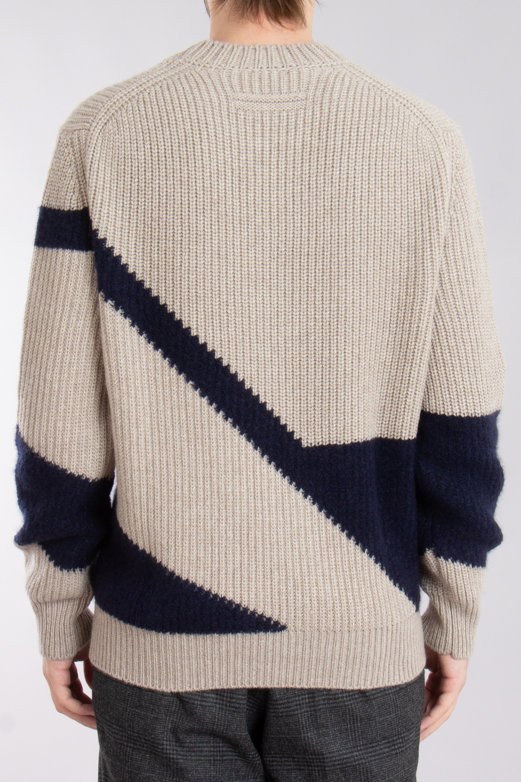 ZEGNA Intarsia Pattern Cashmere-Silk Blend Sweater ZEGNA Intarsia Pattern Cashmere-Silk Blend Sweater