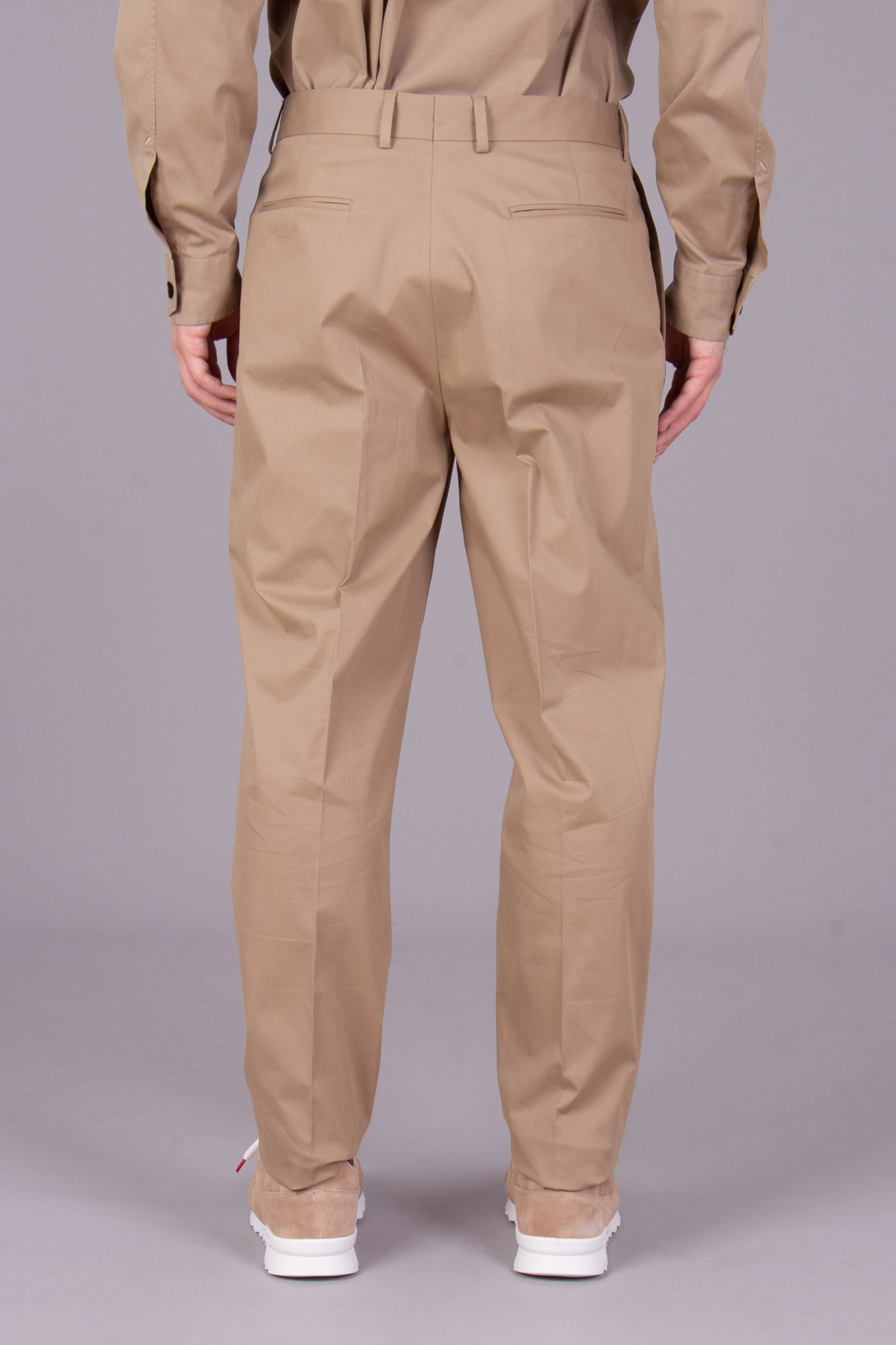 ZEGNA Pleated Fit Premium Cotton Stretch Pants ZEGNA Pleated Fit Premium Cotton Stretch Pants