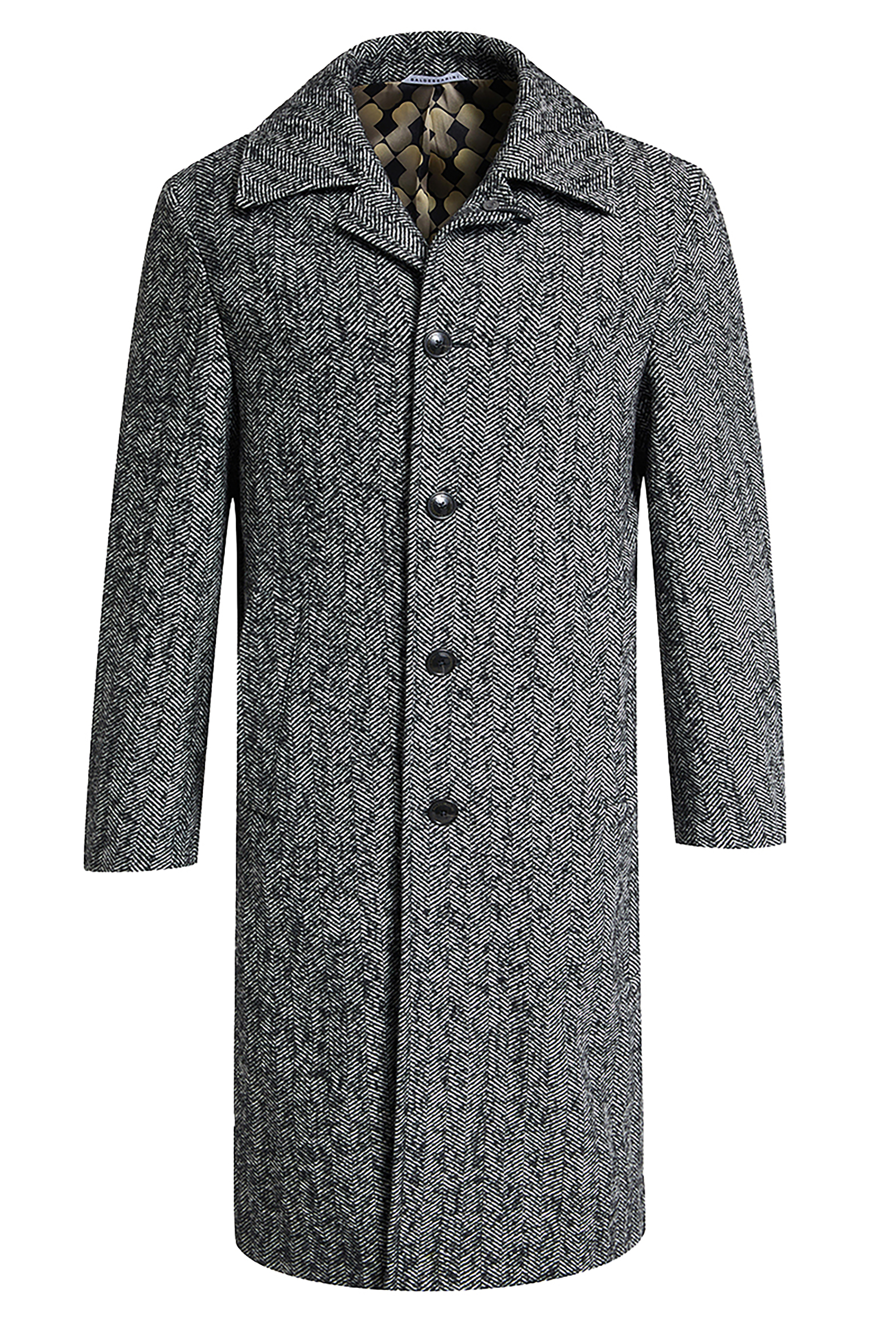 BALDESSARINI Patterned Wool Blend Coat Conner BALDESSARINI Patterned Wool Blend Coat Conner