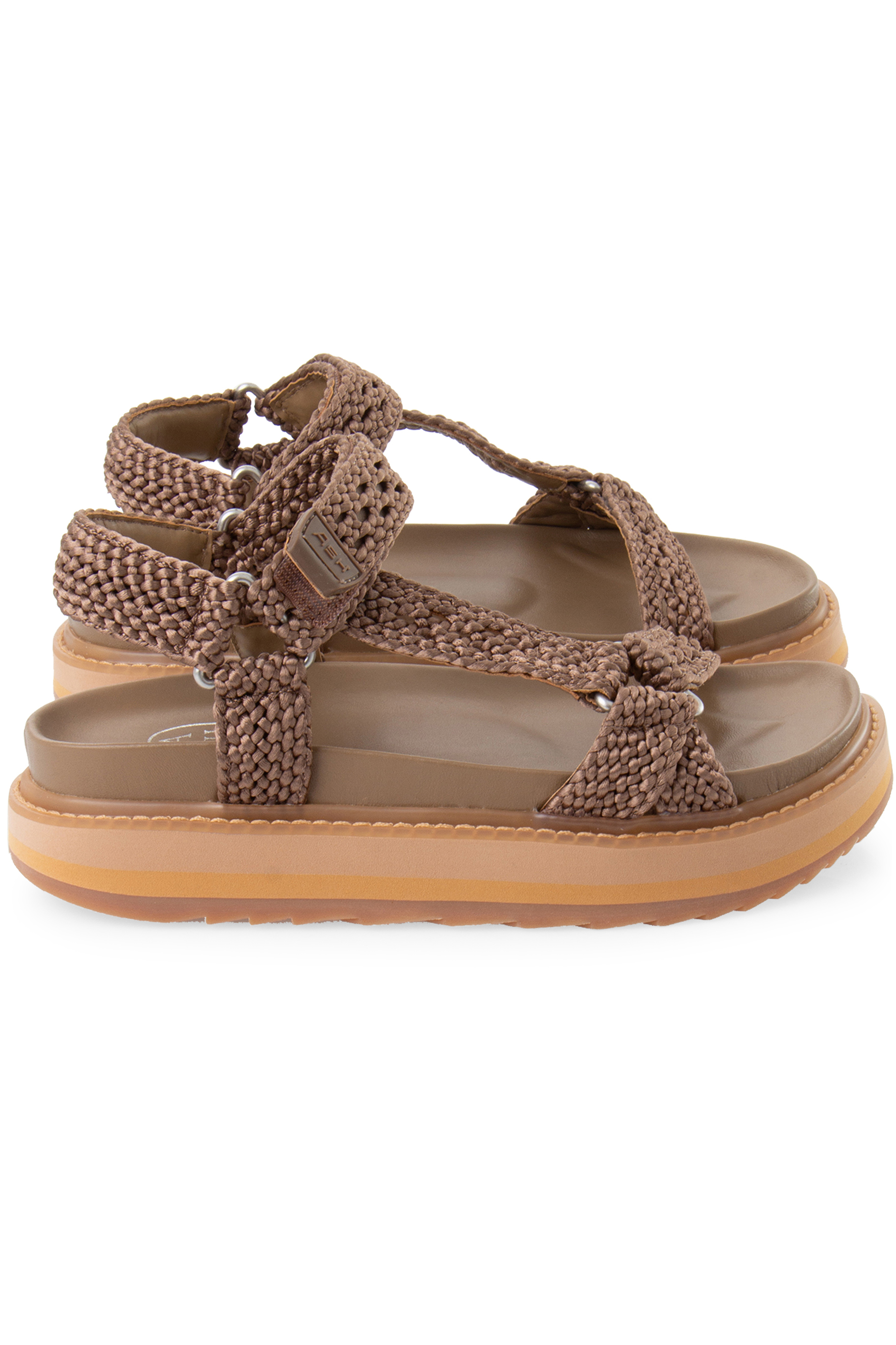 ASH Ugo Intreccio Satin Sandals ASH Ugo Intreccio Satin Sandals