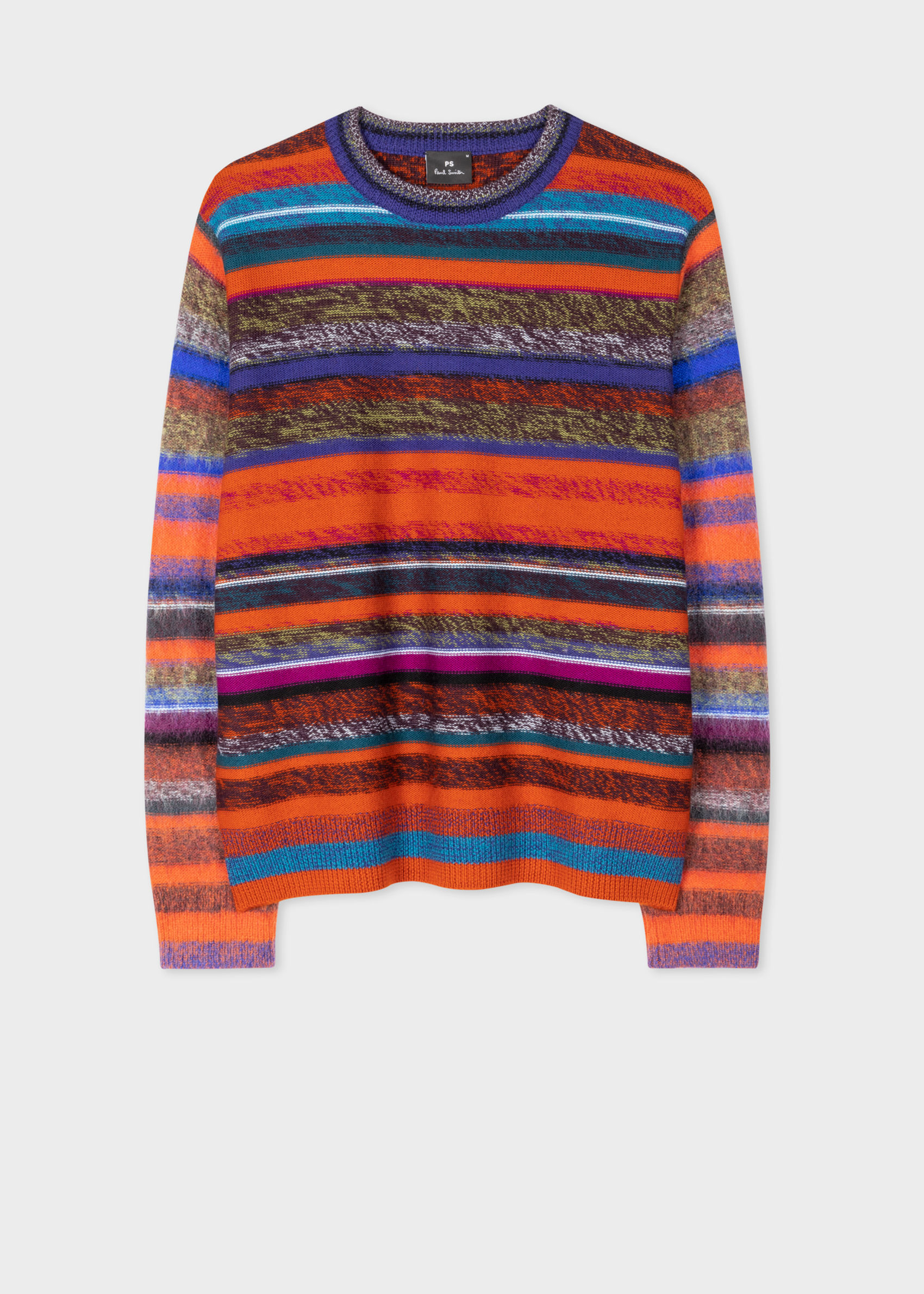 PAUL SMITH Wool Blend Painted Stripe Sweater PAUL SMITH Wool Blend Painted Stripe Sweater
