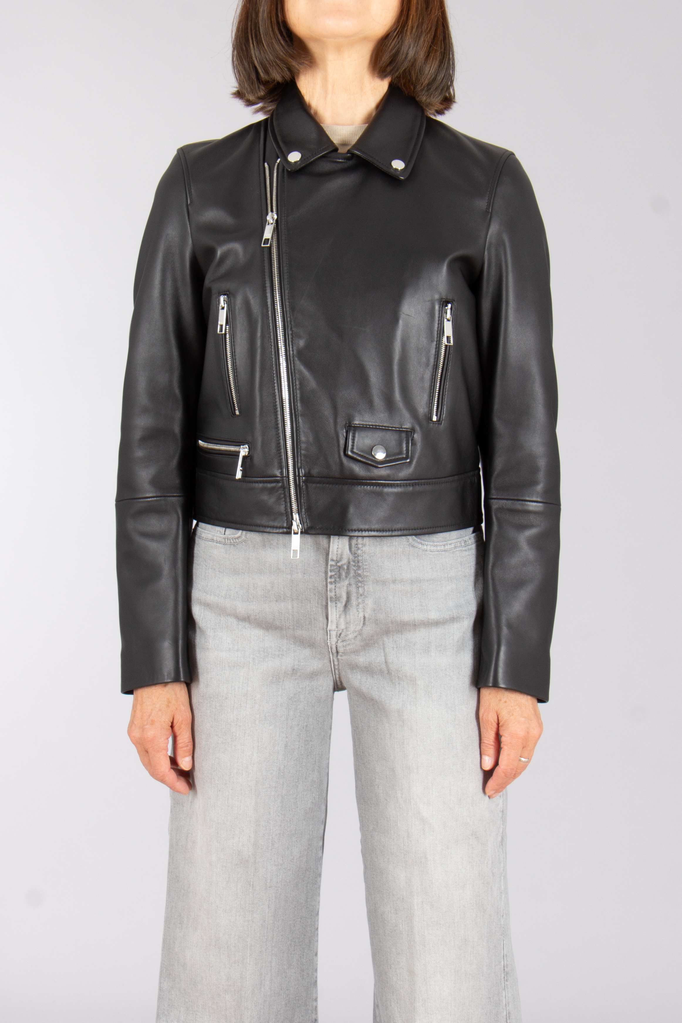 Bekleidung, Mantel, Jacke, Jacke aus Leder