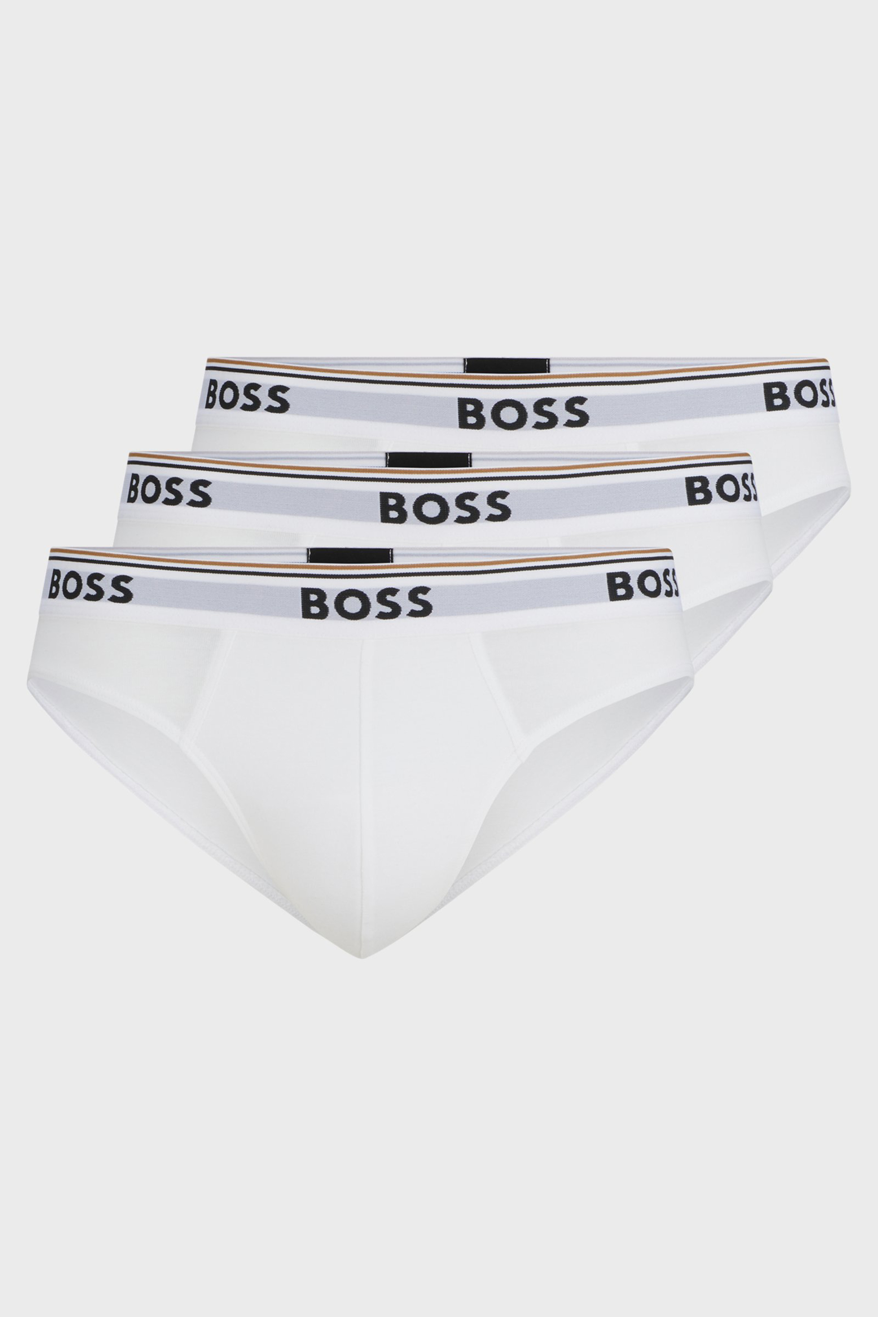 BOSS 3-Pack Cotton Stretch Briefs Power