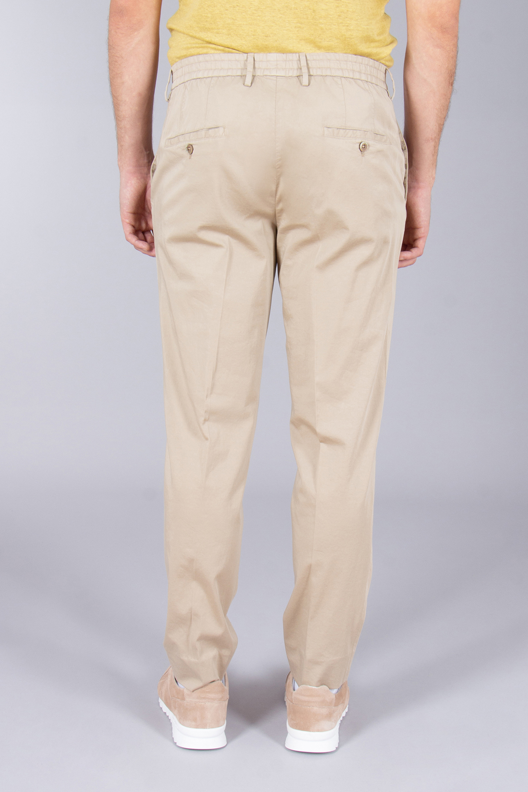 GTA Slim Fit Cotton-Silk Strech Pants Davide GTA Slim Fit Cotton-Silk Strech Pants Davide
