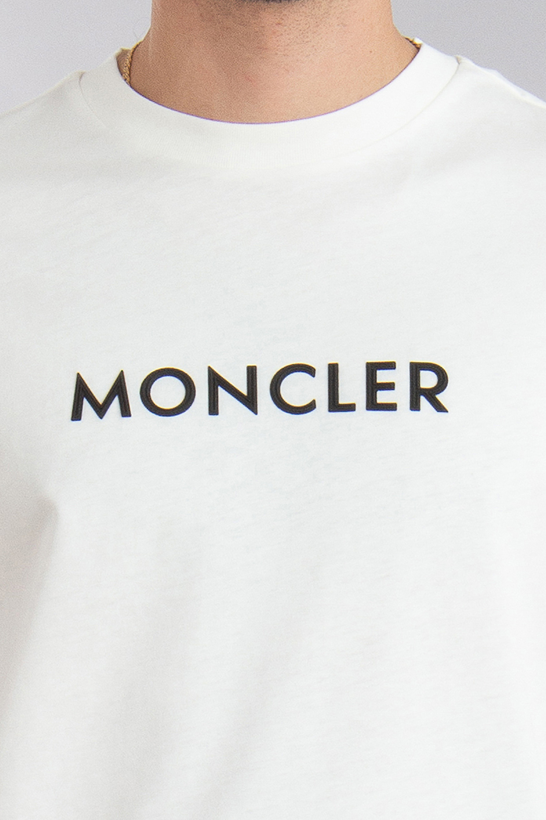 MONCLER Printed Organic Cotton Jersey T-Shirt MONCLER Printed Organic Cotton Jersey T-Shirt