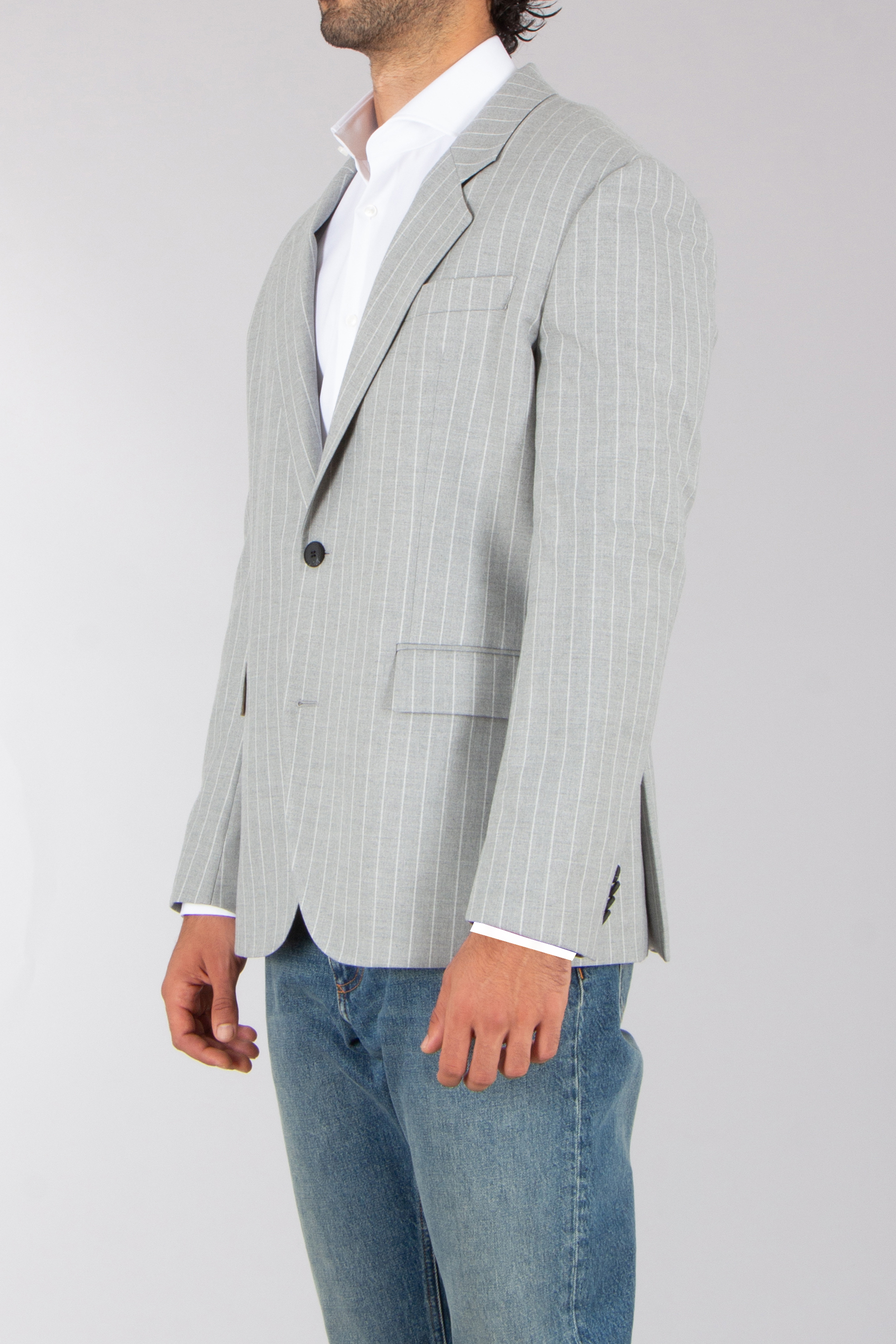 HUGO Modern Fit Striped Performance Stretch Jacket Karlo Blazer, Mantel, Jacke, Formelle Kleidung, Anzug