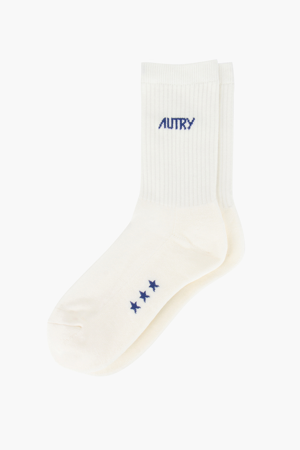 AUTRY Jacquard Logo Cotton Blend Stretch Socks